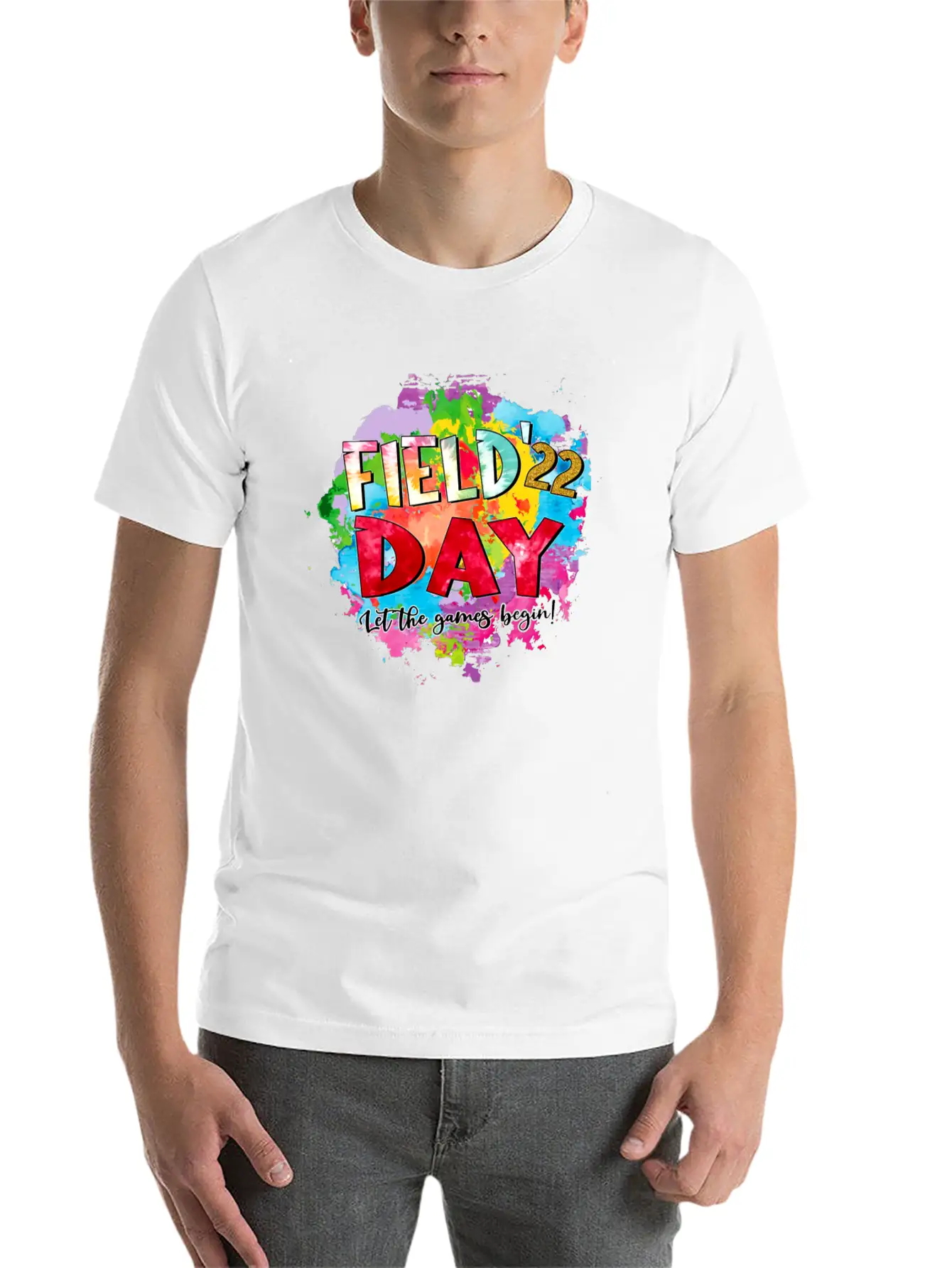 FIELD DAY Let The Games Begin Breathable Soft Cotton T-Shirt – Timeless Casual Look