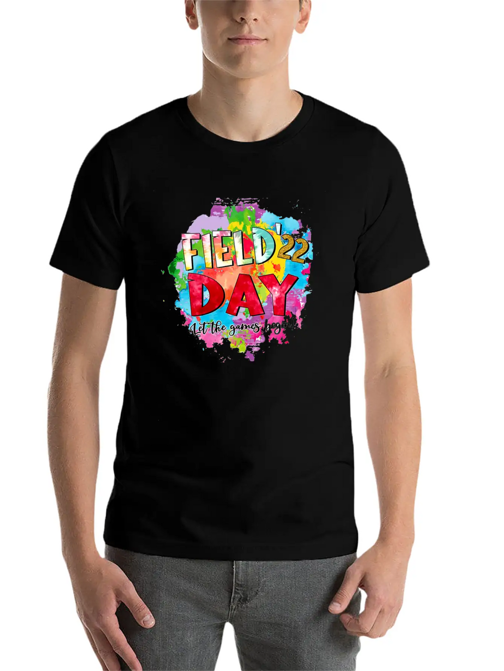 FIELD DAY Let The Games Begin Breathable Soft Cotton T-Shirt – Timeless Casual Look
