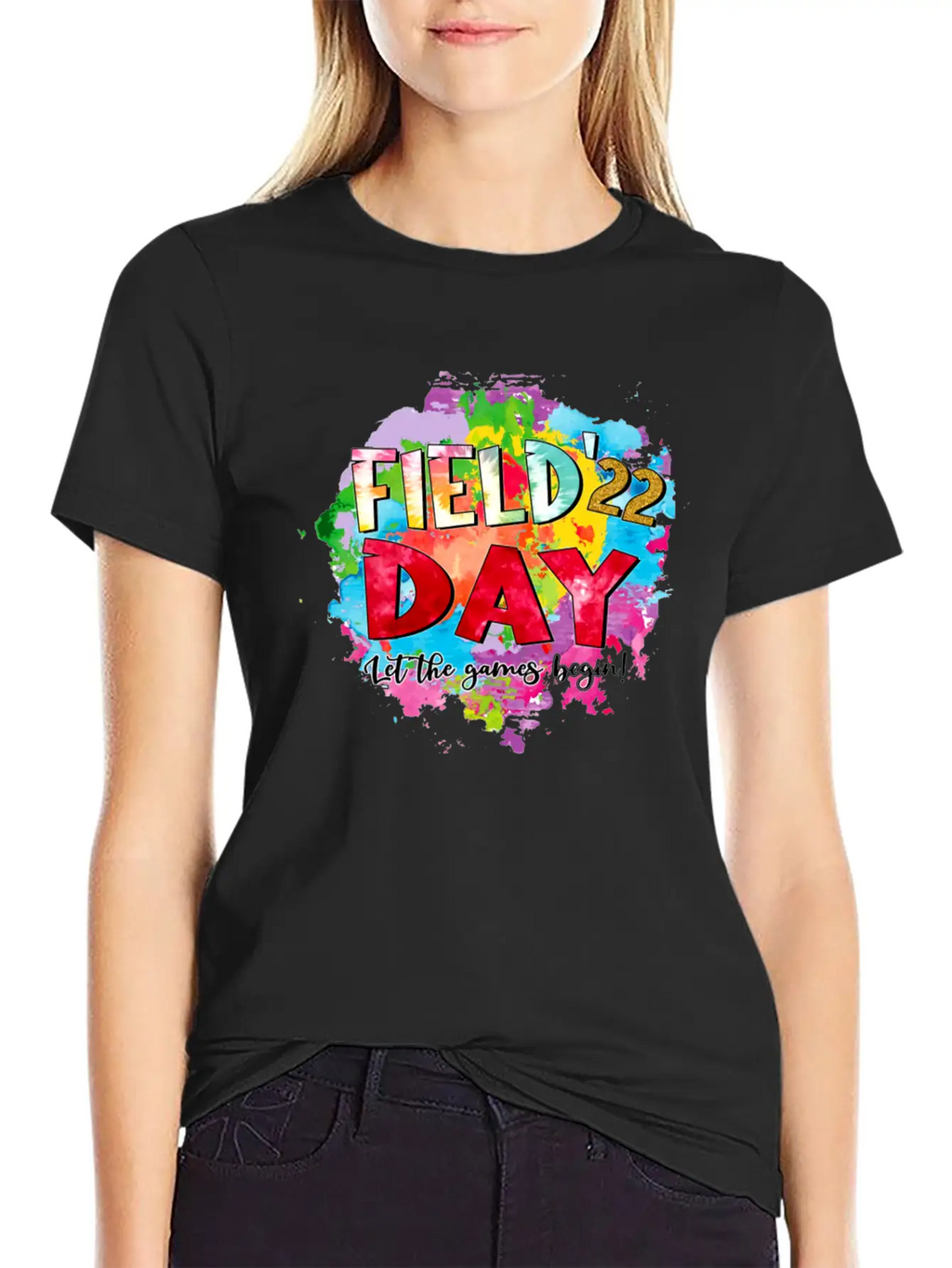 FIELD DAY Let The Games Begin Breathable Soft Cotton T-Shirt – Timeless Casual Look