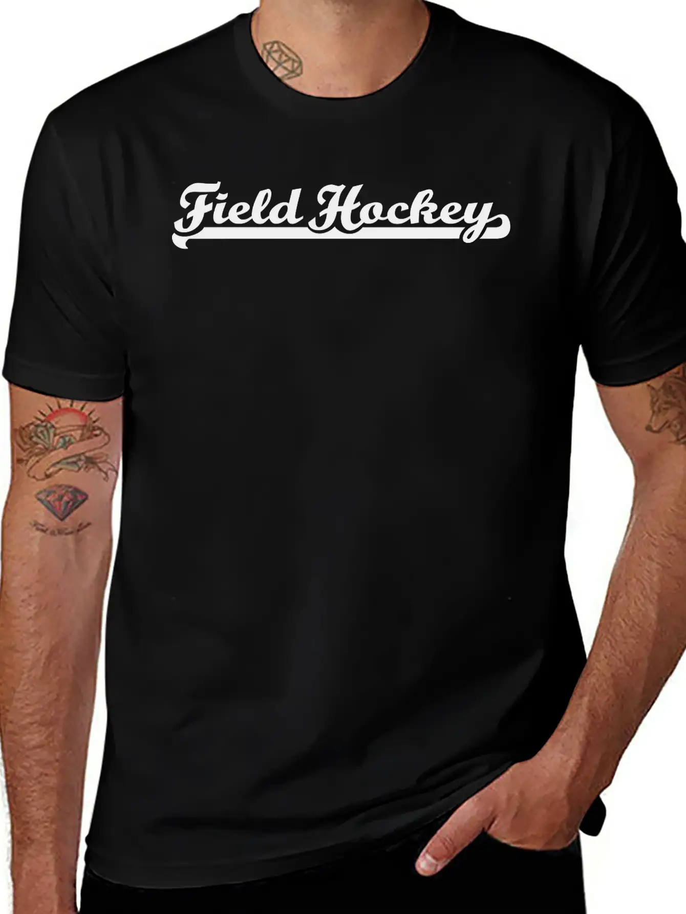 Field Hockey Essential Cotton Tee For Daily Outfits – Unisex Style