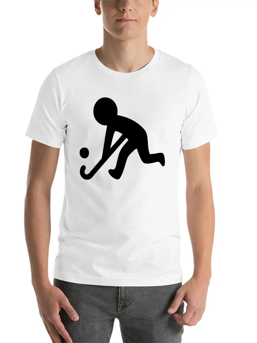 Field Hockey (Grass Hockey) Sport Relaxed Everyday Tee – Lightweight And Durable Cotton