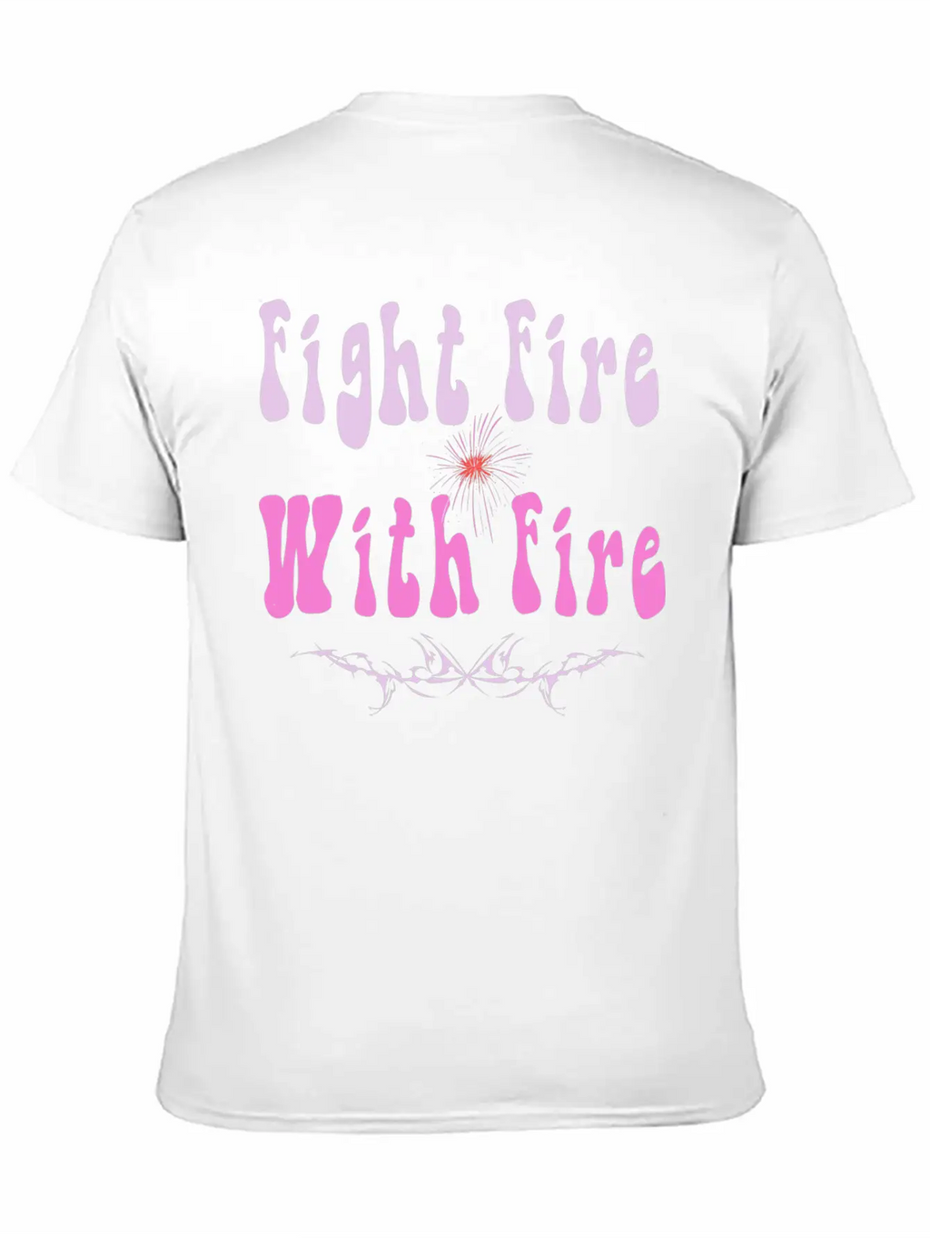 FIGHT FIRE WITH FIRE Timeless Short Sleeve Tee – Comfy And Minimalist Design