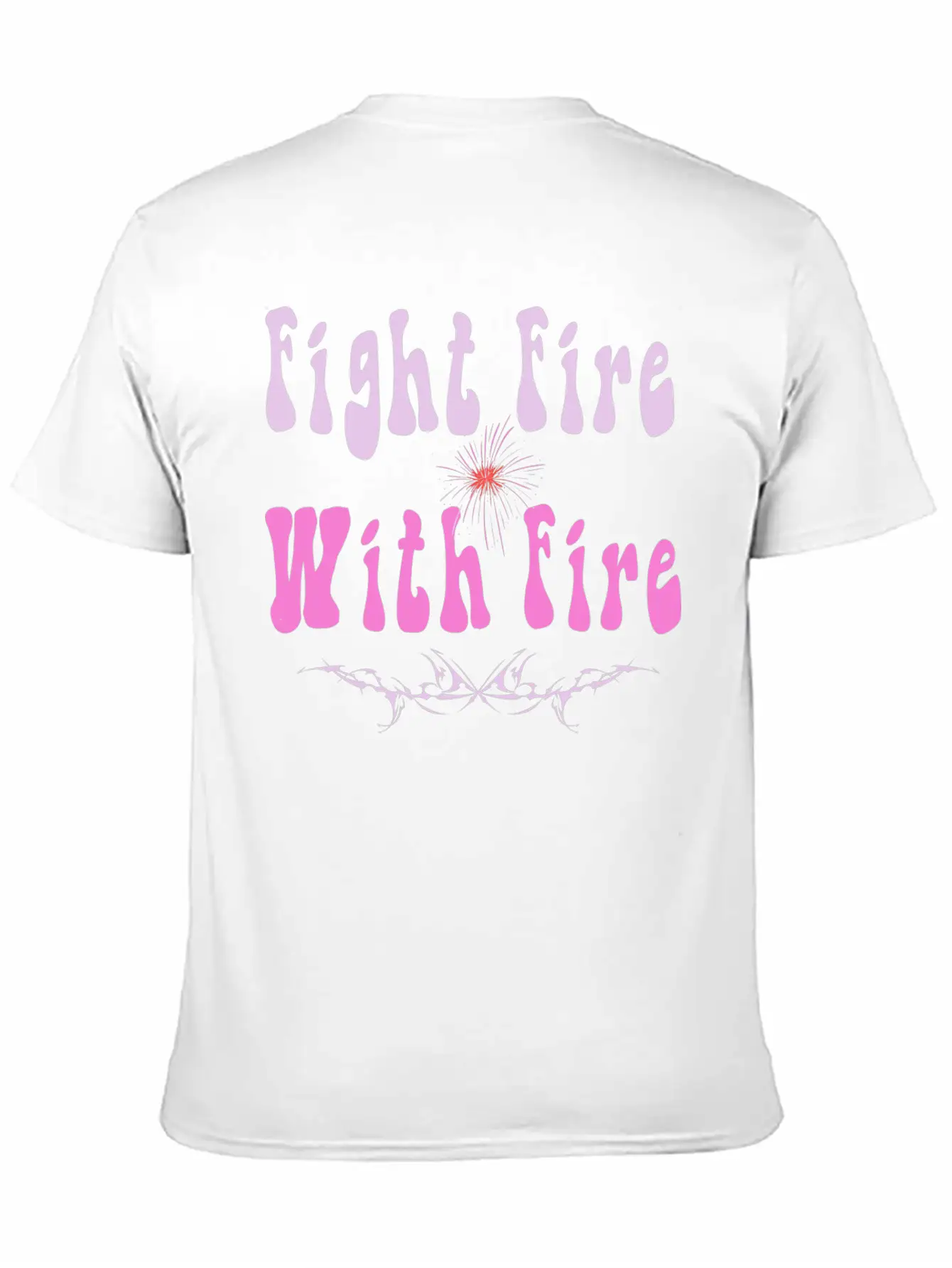 FIGHT FIRE WITH FIRE Timeless Short Sleeve Tee – Comfy And Minimalist Design