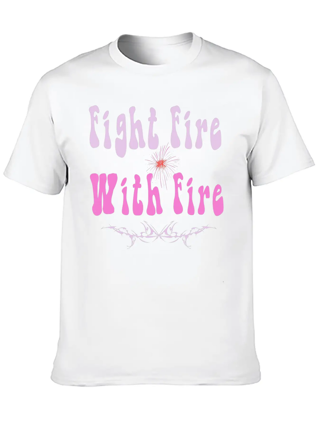 FIGHT FIRE WITH FIRE Timeless Short Sleeve Tee – Comfy And Minimalist Design