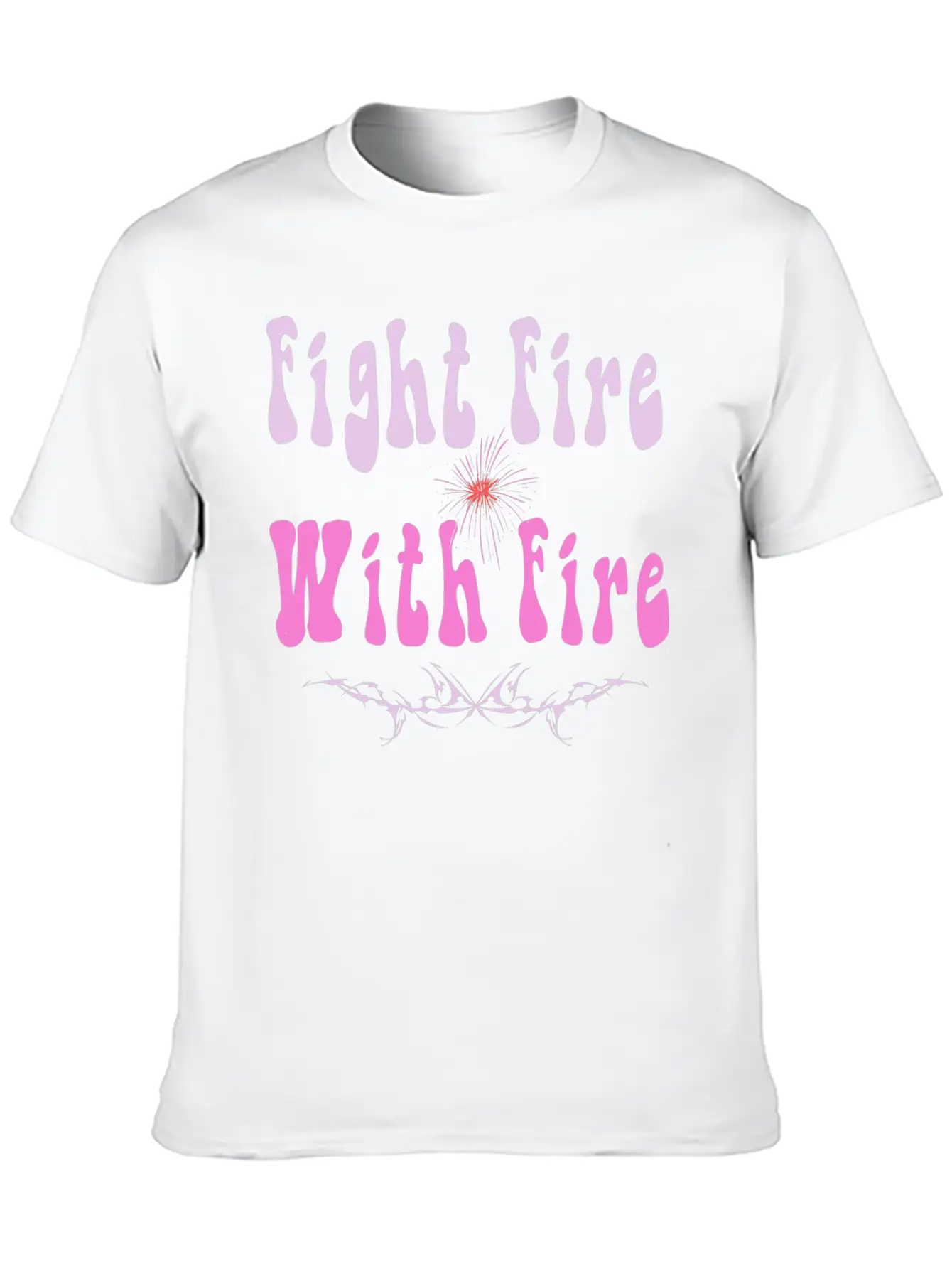 FIGHT FIRE WITH FIRE Timeless Short Sleeve Tee – Comfy And Minimalist Design