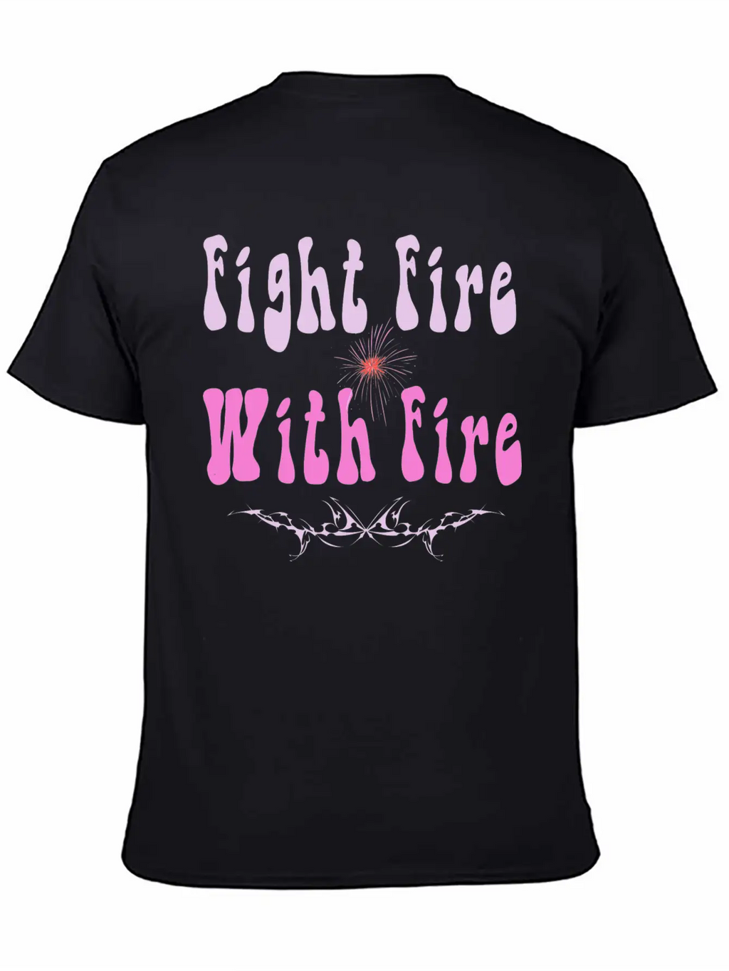 FIGHT FIRE WITH FIRE Timeless Short Sleeve Tee – Comfy And Minimalist Design