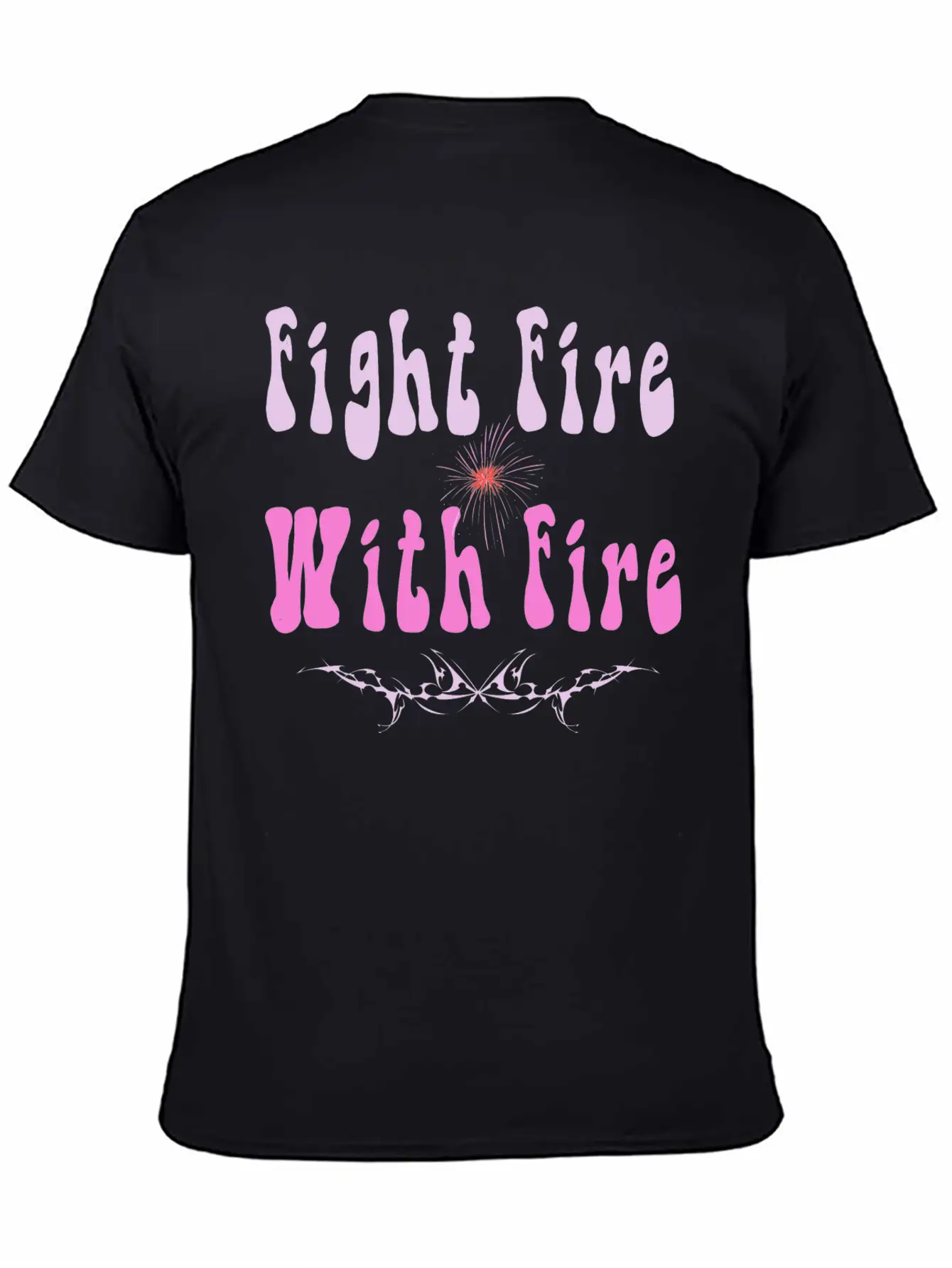 FIGHT FIRE WITH FIRE Timeless Short Sleeve Tee – Comfy And Minimalist Design
