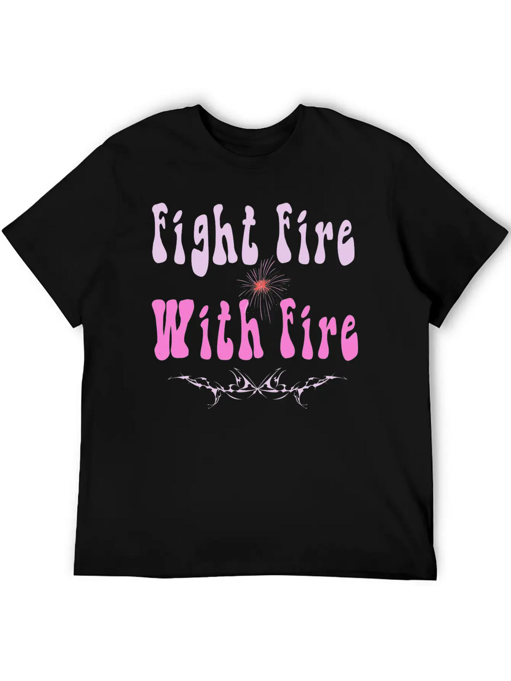 FIGHT FIRE WITH FIRE Timeless Short Sleeve Tee – Comfy And Minimalist Design