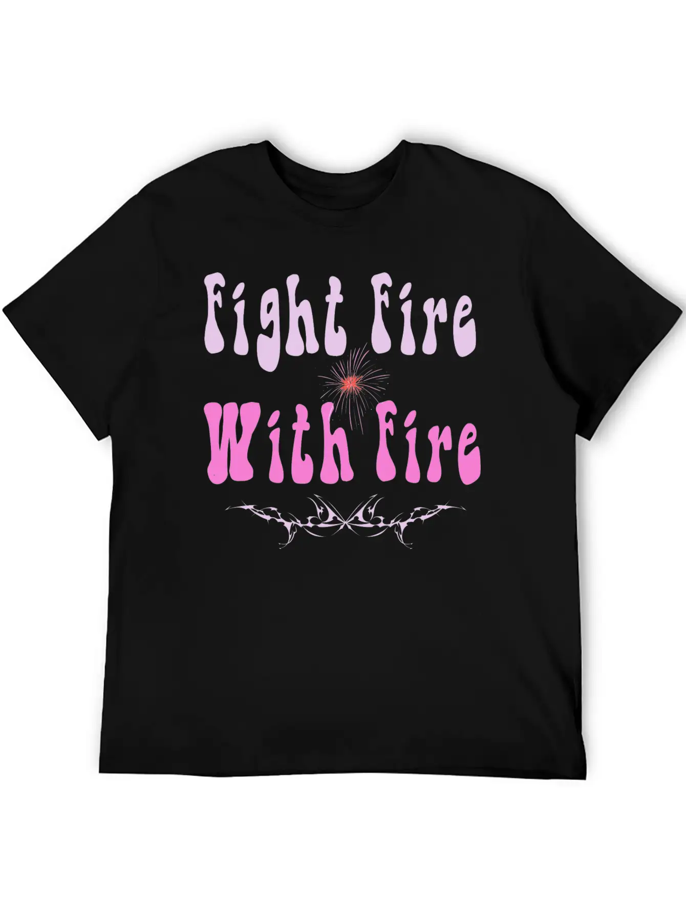 FIGHT FIRE WITH FIRE Timeless Short Sleeve Tee – Comfy And Minimalist Design