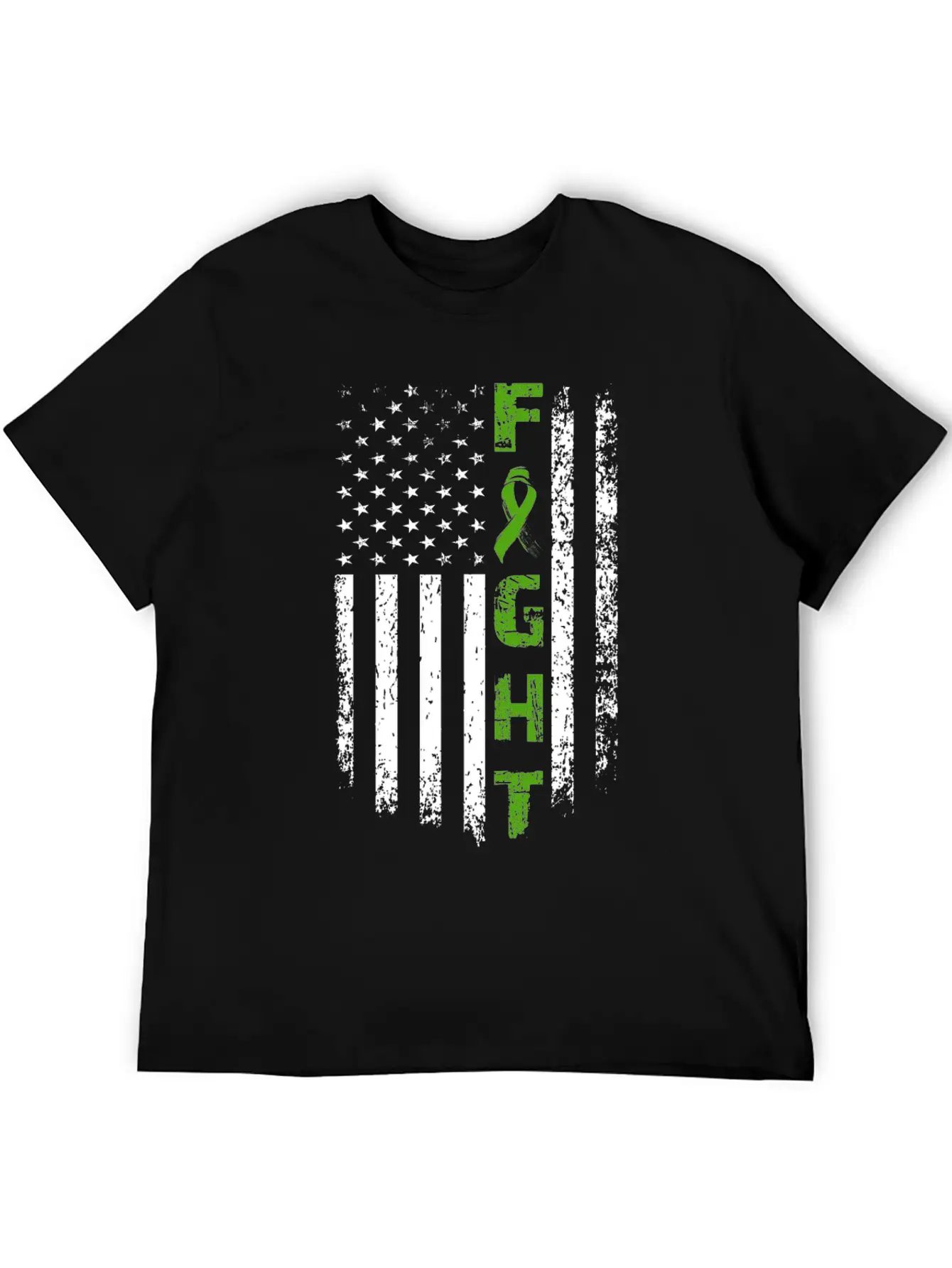Fight Mental Health Awareness Flag Unisex Casual T-Shirt – Clean Design For Daily Comfort