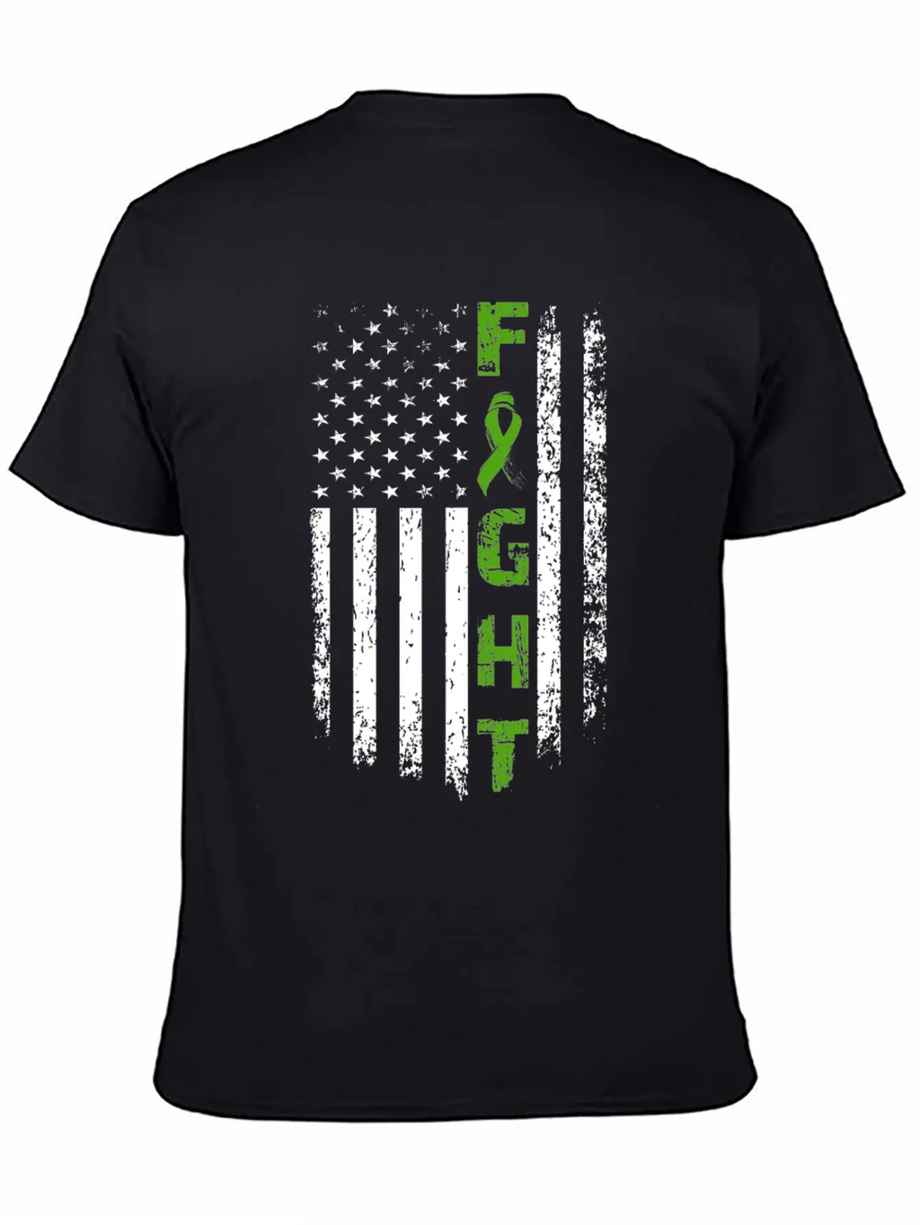 Fight Mental Health Awareness Flag Unisex Casual T-Shirt – Clean Design For Daily Comfort