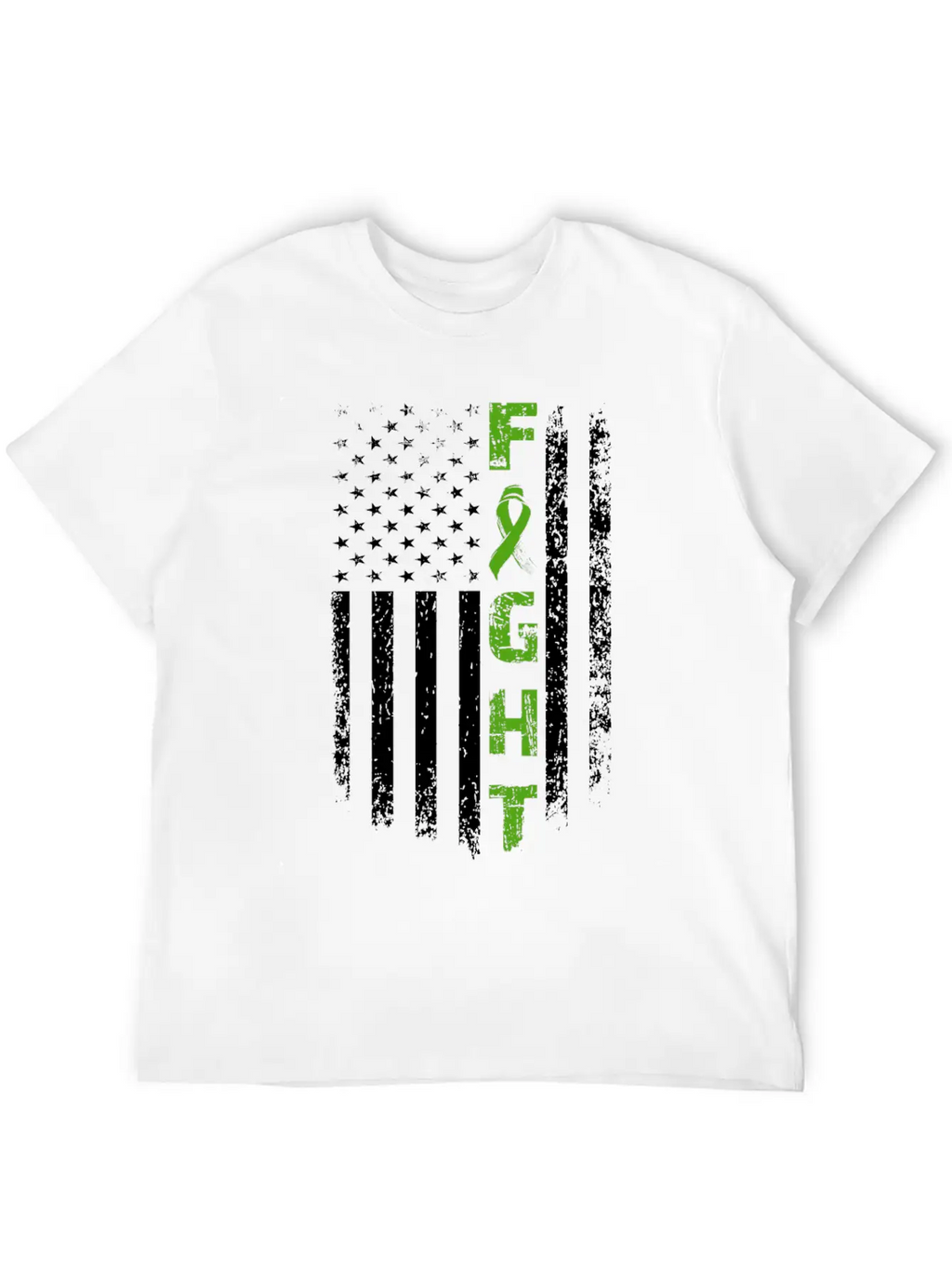 Fight Mental Health Awareness Flag Unisex Casual T-Shirt – Clean Design For Daily Comfort
