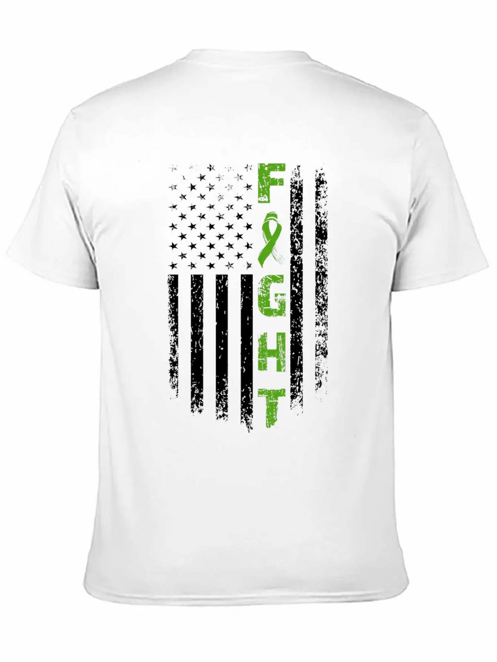 Fight Mental Health Awareness Flag Unisex Casual T-Shirt – Clean Design For Daily Comfort