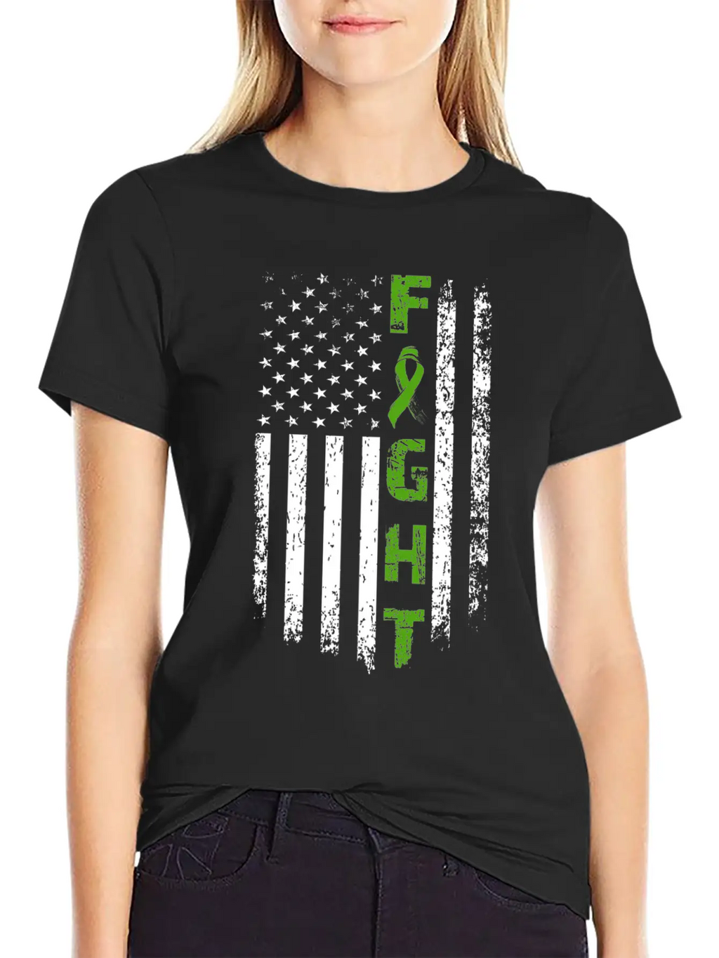 Fight Mental Health Awareness Flag Unisex Casual T-Shirt – Clean Design For Daily Comfort