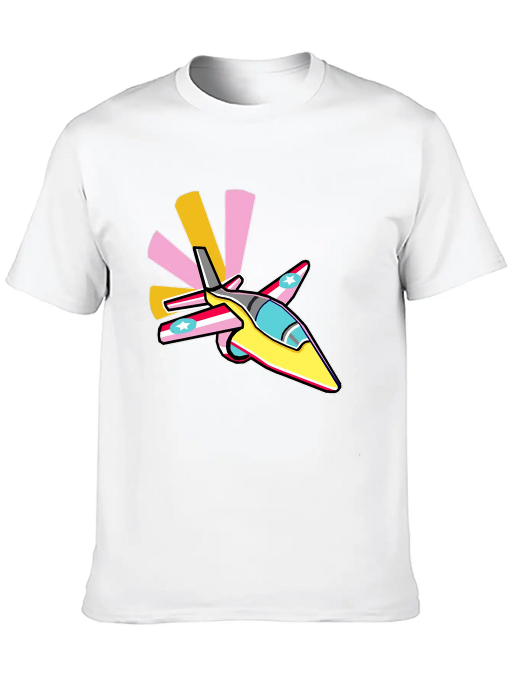 Fighter Jet Relaxed Everyday Tee – Lightweight And Durable Cotton