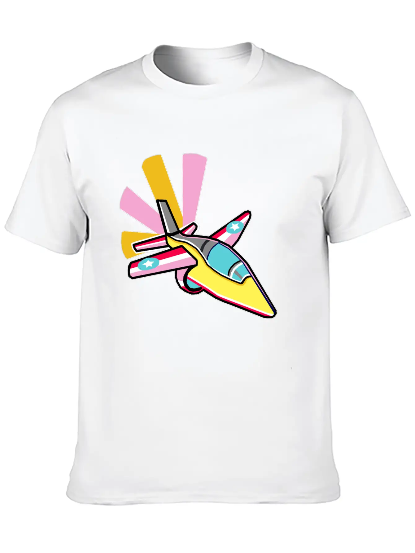Fighter Jet Relaxed Everyday Tee – Lightweight And Durable Cotton