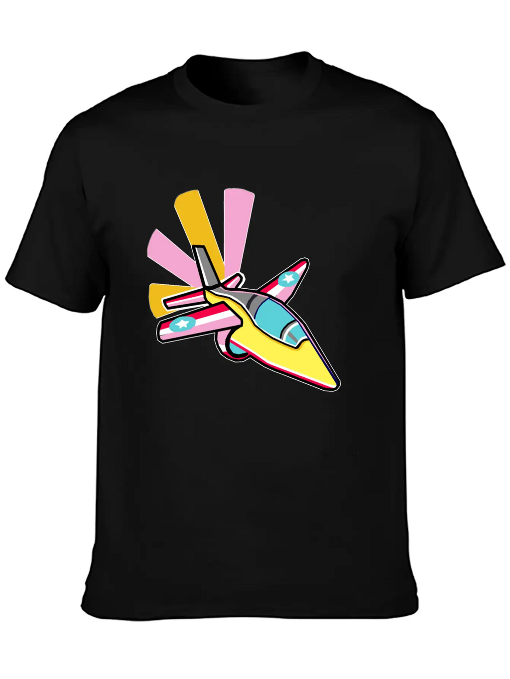 Fighter Jet Relaxed Everyday Tee – Lightweight And Durable Cotton