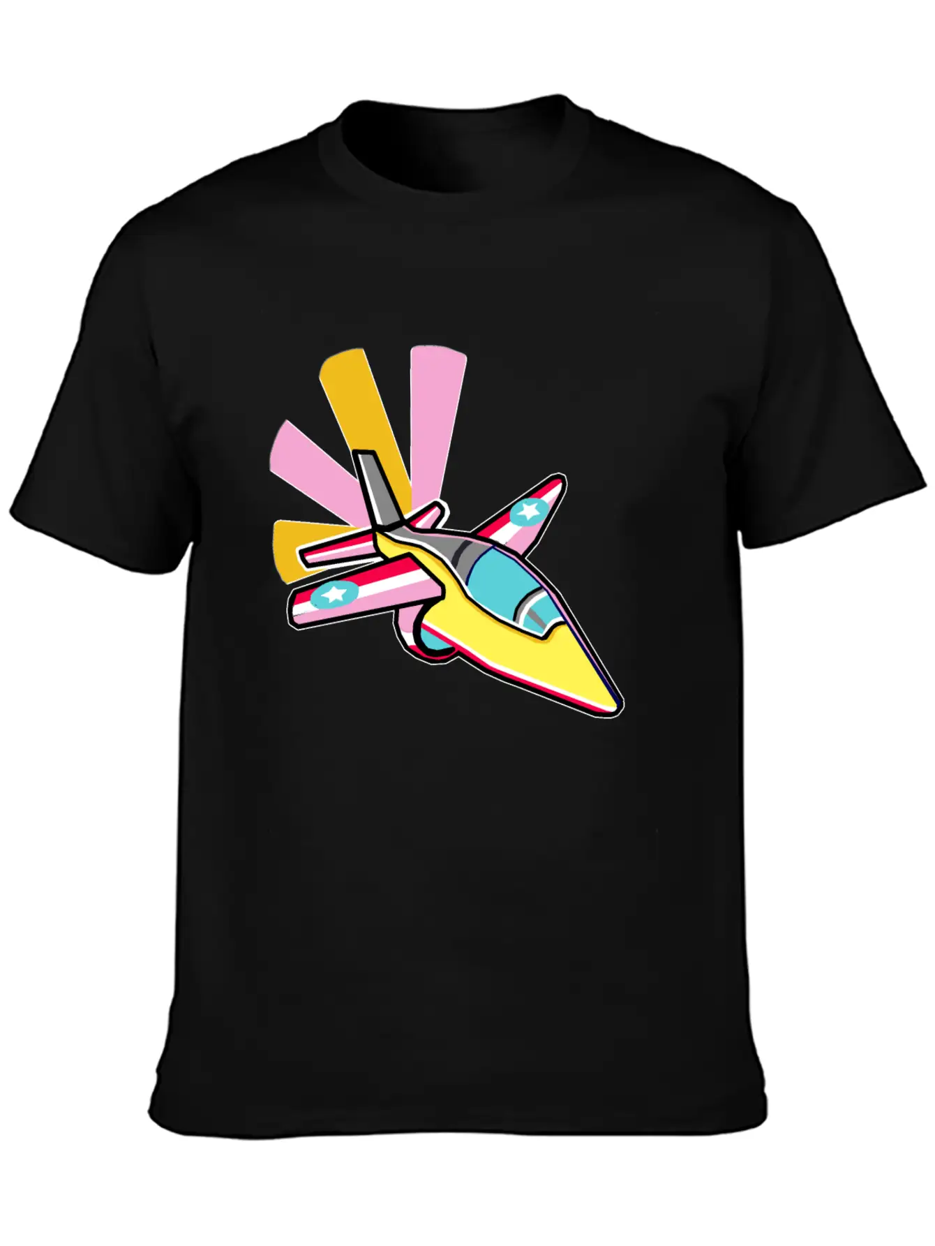 Fighter Jet Relaxed Everyday Tee – Lightweight And Durable Cotton