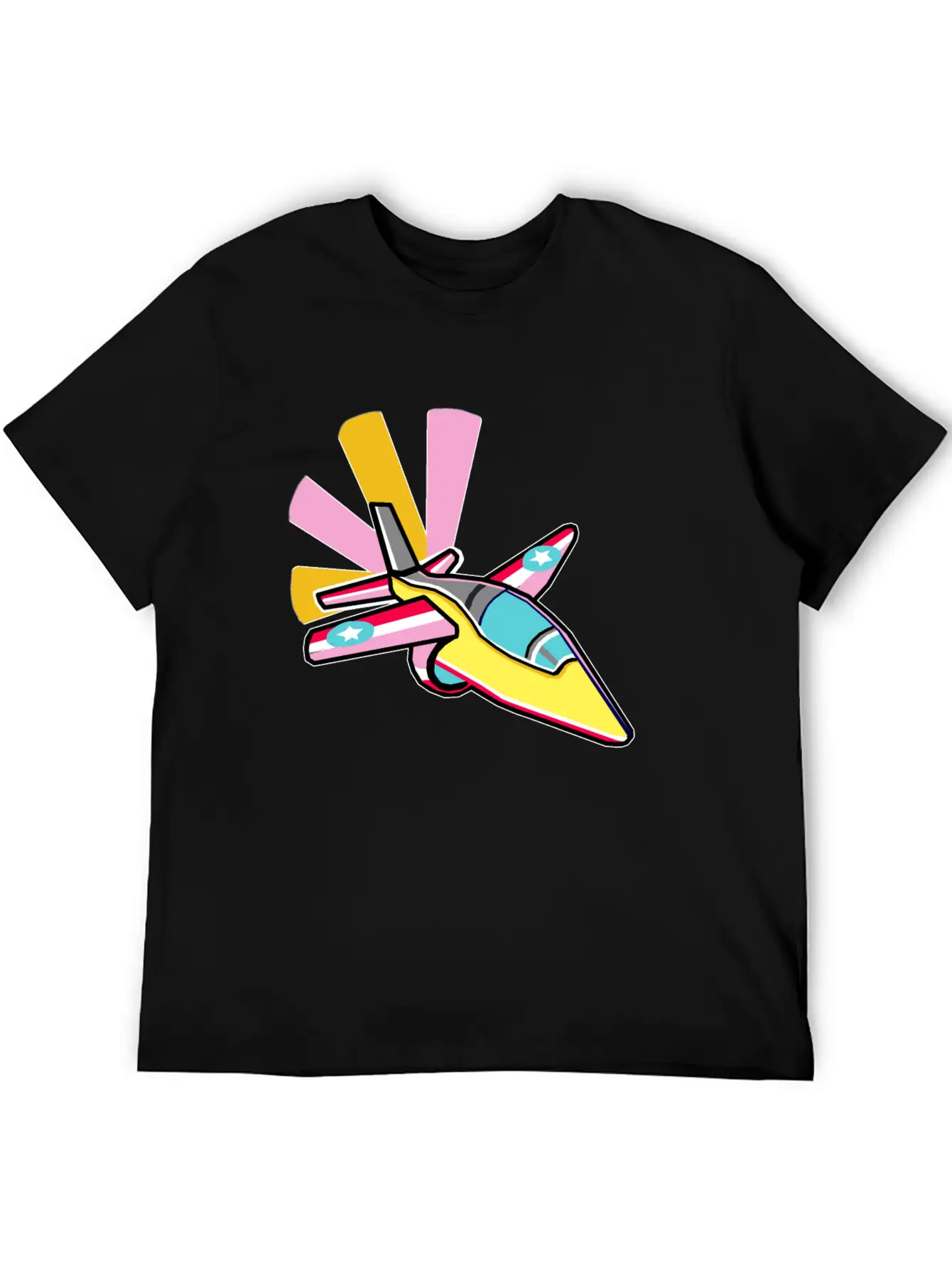 Fighter Jet Relaxed Everyday Tee – Lightweight And Durable Cotton
