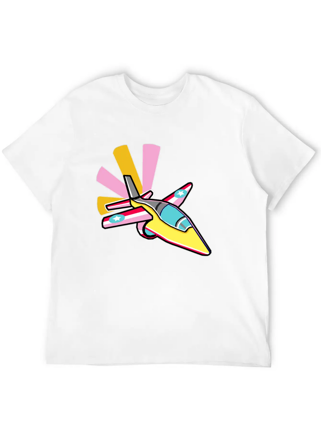 Fighter Jet Relaxed Everyday Tee – Lightweight And Durable Cotton