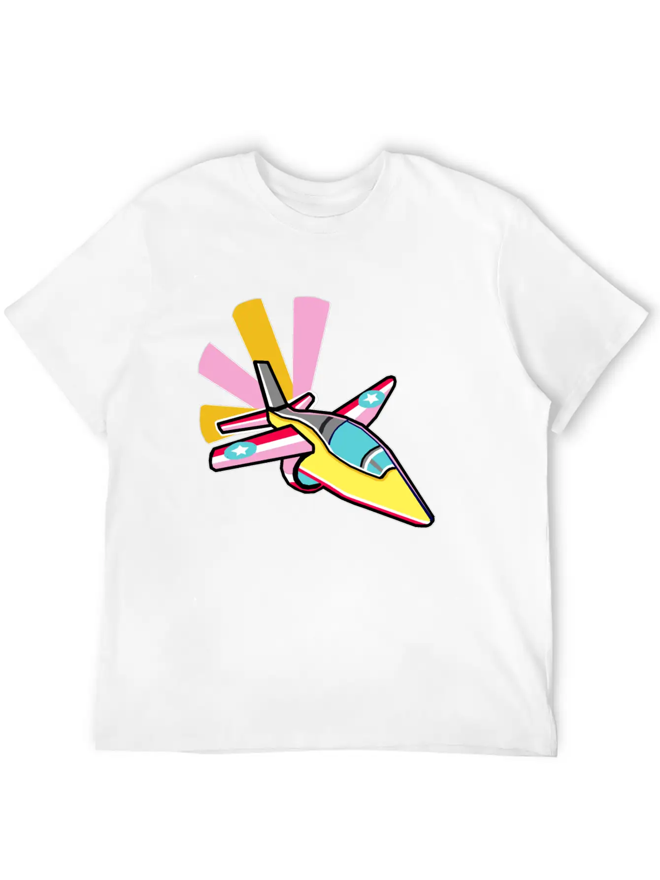 Fighter Jet Relaxed Everyday Tee – Lightweight And Durable Cotton