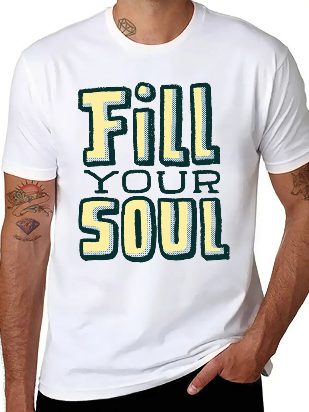 Fill Your Soul Unisex Casual T-Shirt – Clean Design For Daily Comfort