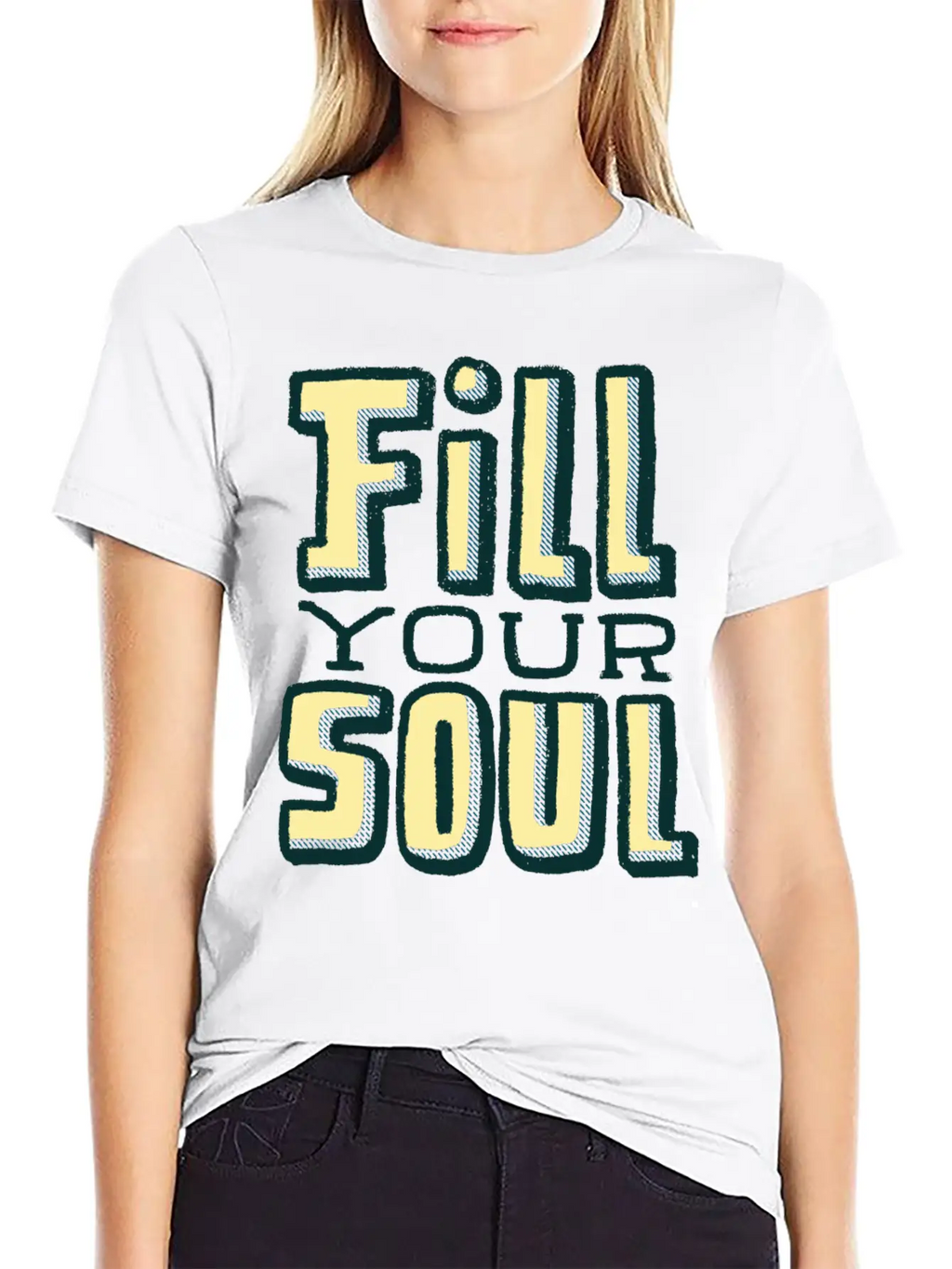 Fill Your Soul Unisex Casual T-Shirt – Clean Design For Daily Comfort