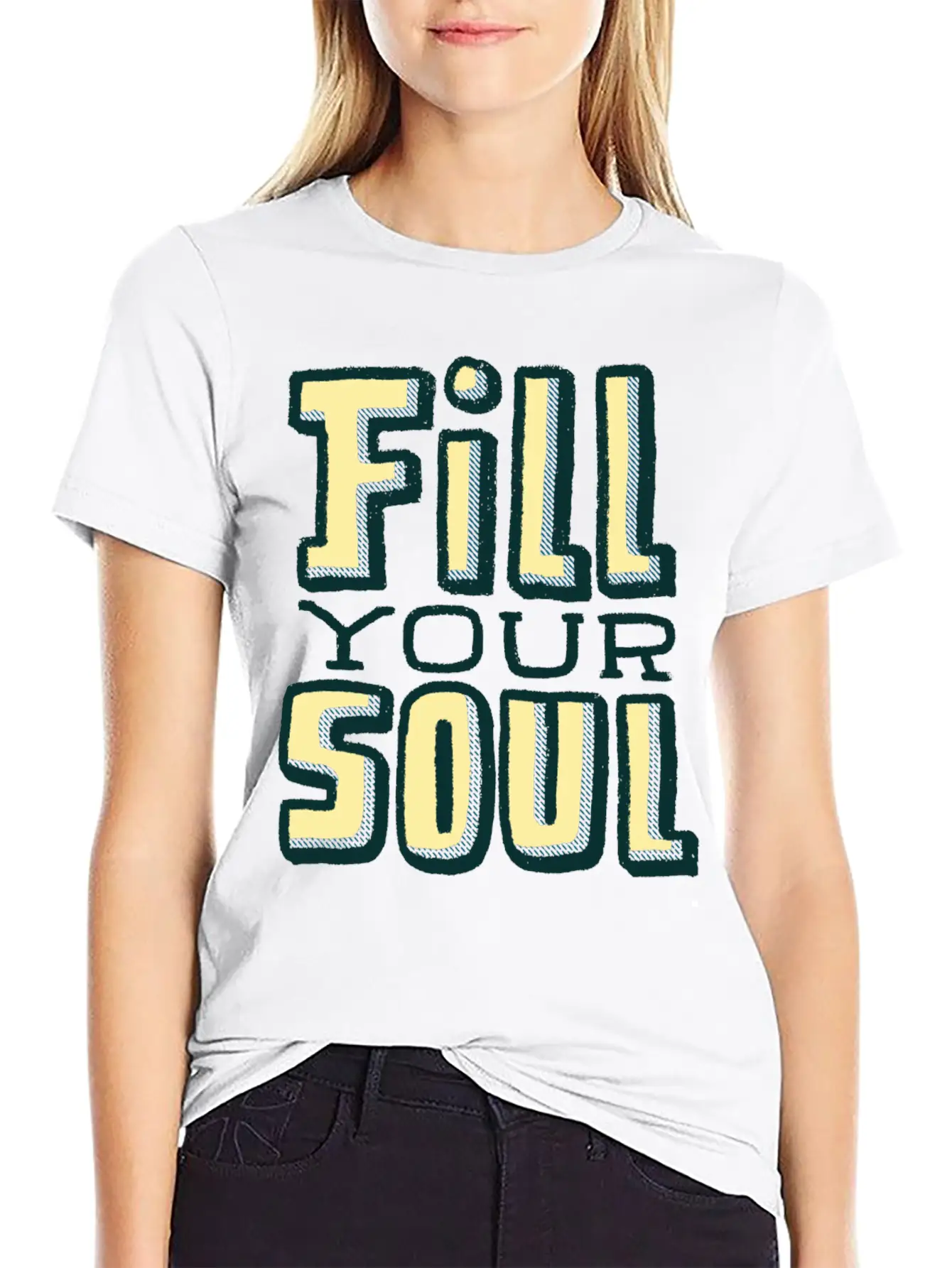 Fill Your Soul Unisex Casual T-Shirt – Clean Design For Daily Comfort