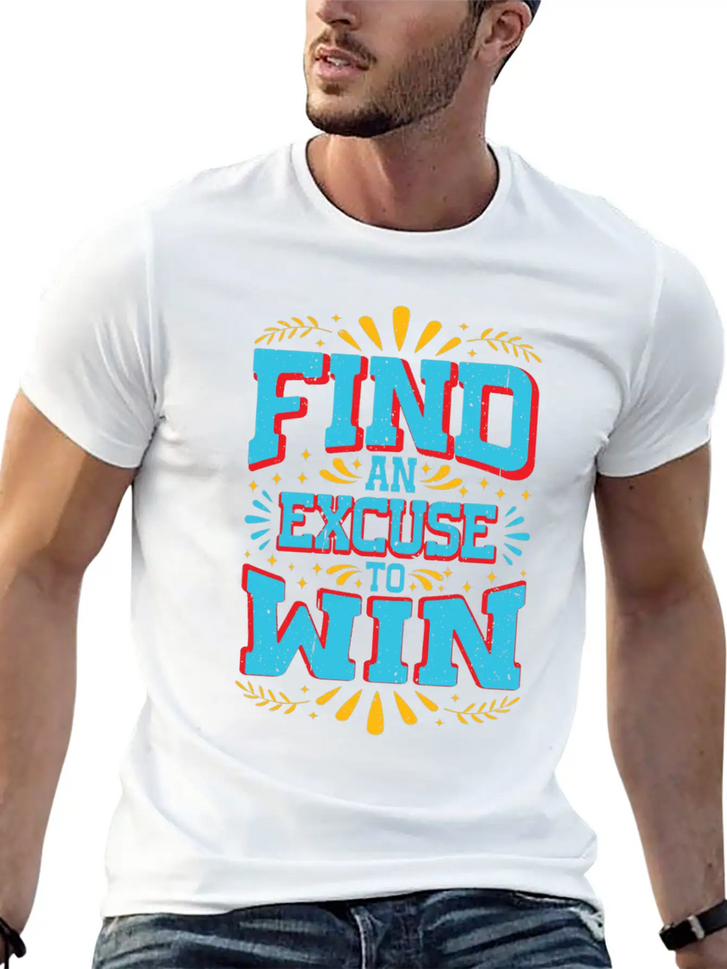 Find An Excuse To Win 9 Classic Cotton Tee – Unisex Comfort For Any Season