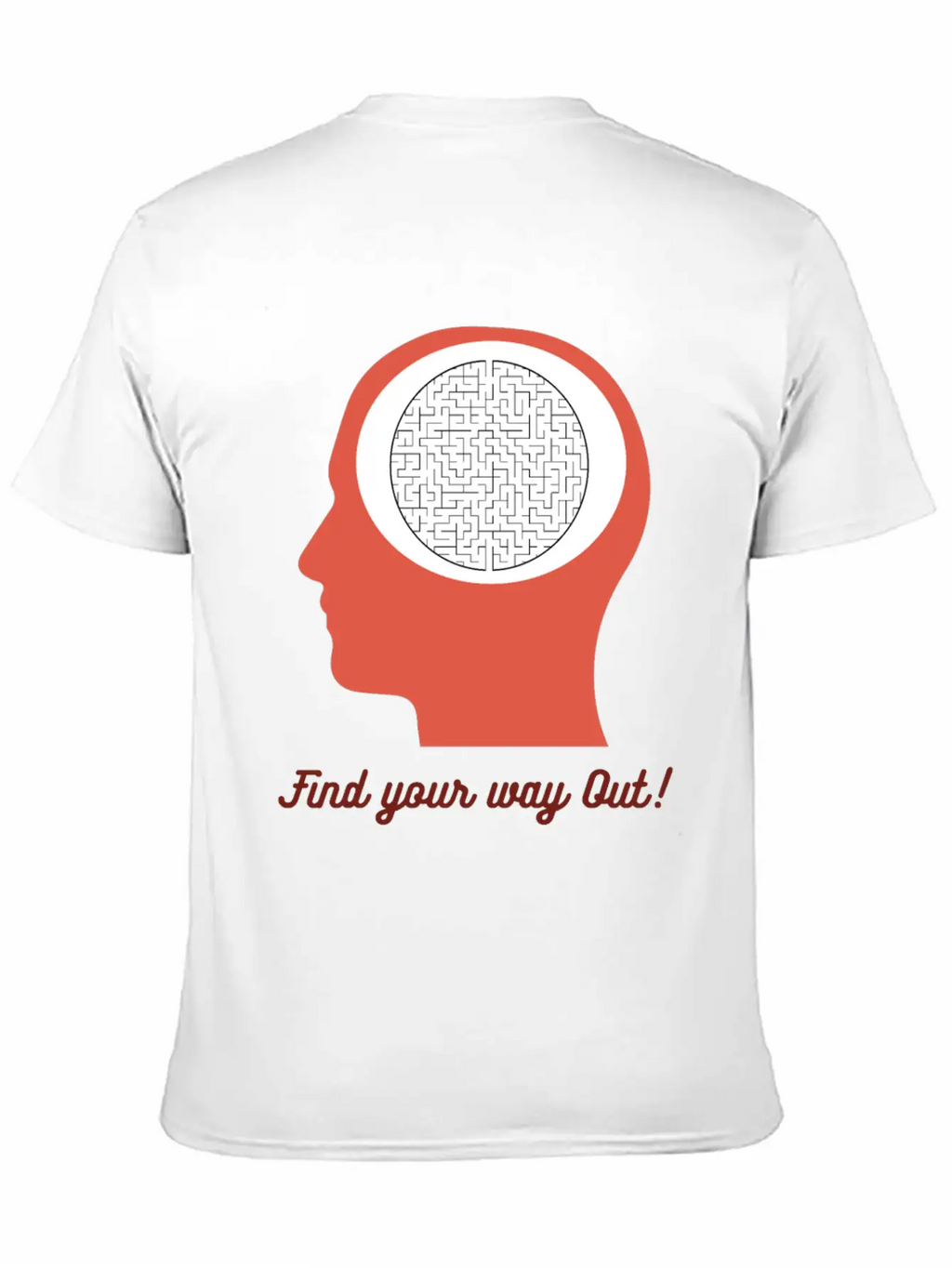 Find Your Way Out! Get Out Of Your Mind! Breathable Soft Cotton T-Shirt – Timeless Casual Look