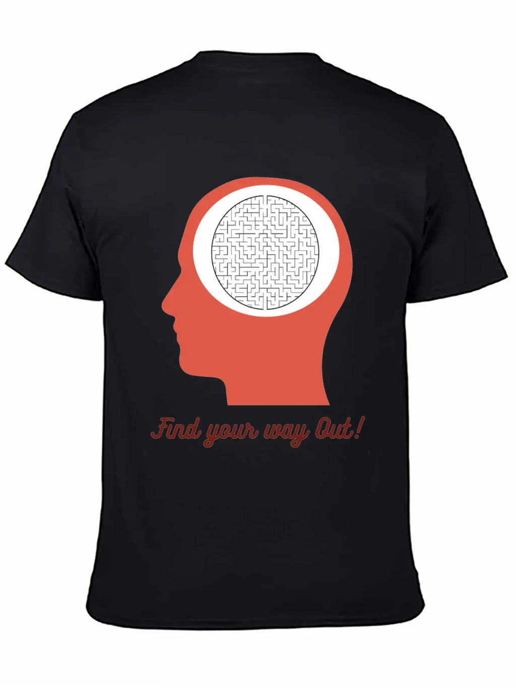 Find Your Way Out! Get Out Of Your Mind! Breathable Soft Cotton T-Shirt – Timeless Casual Look
