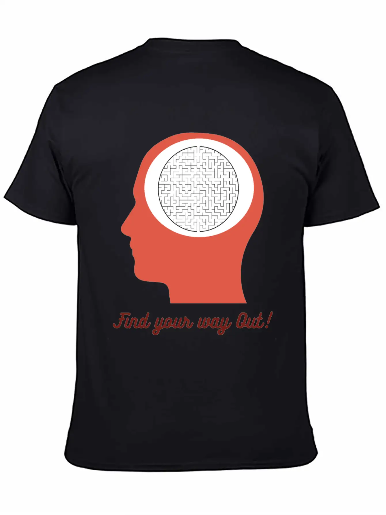 Find Your Way Out! Get Out Of Your Mind! Breathable Soft Cotton T-Shirt – Timeless Casual Look