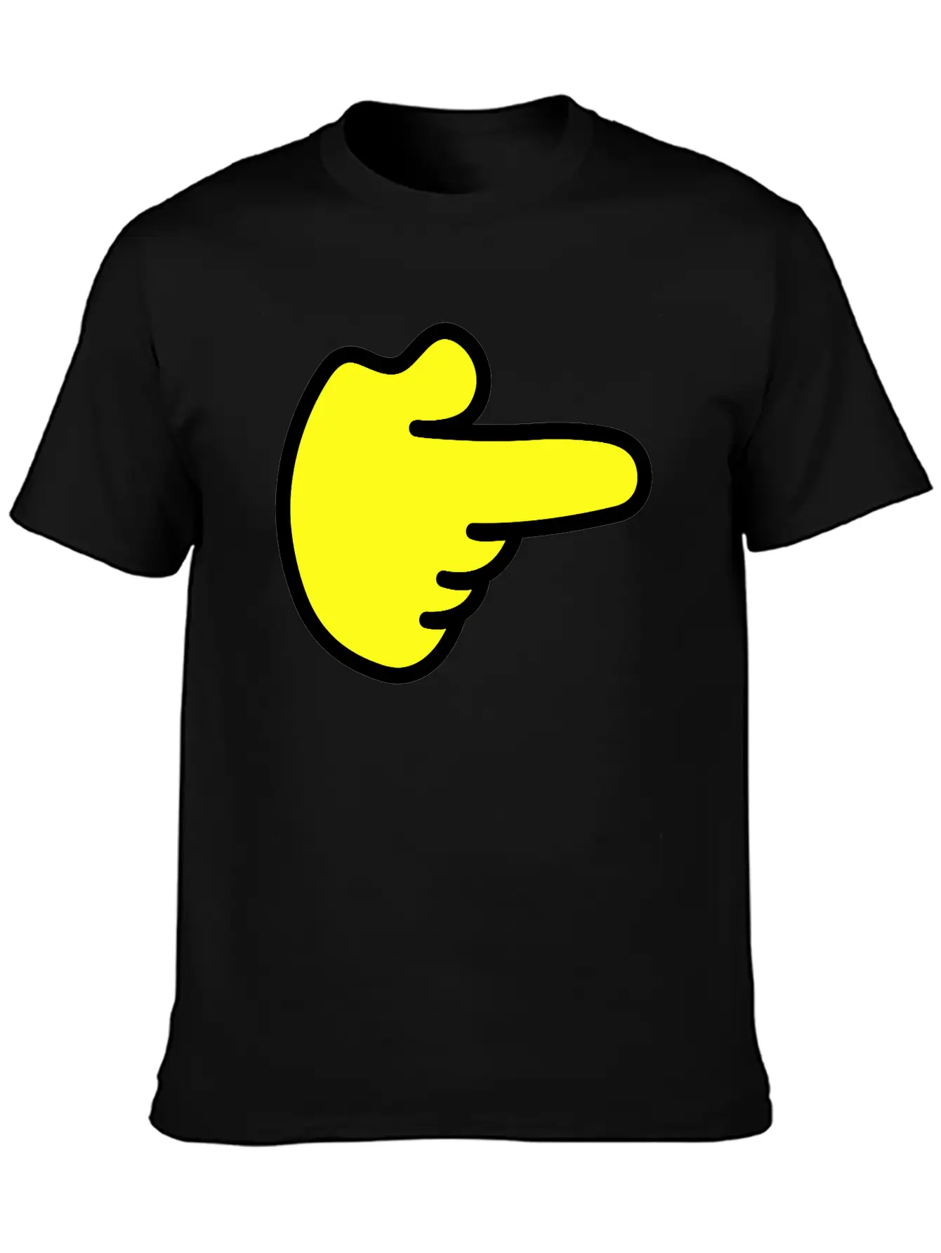 FINGER HAND POINTING RIGHT Modern Fit Casual T-Shirt – Clean And Versatile Design