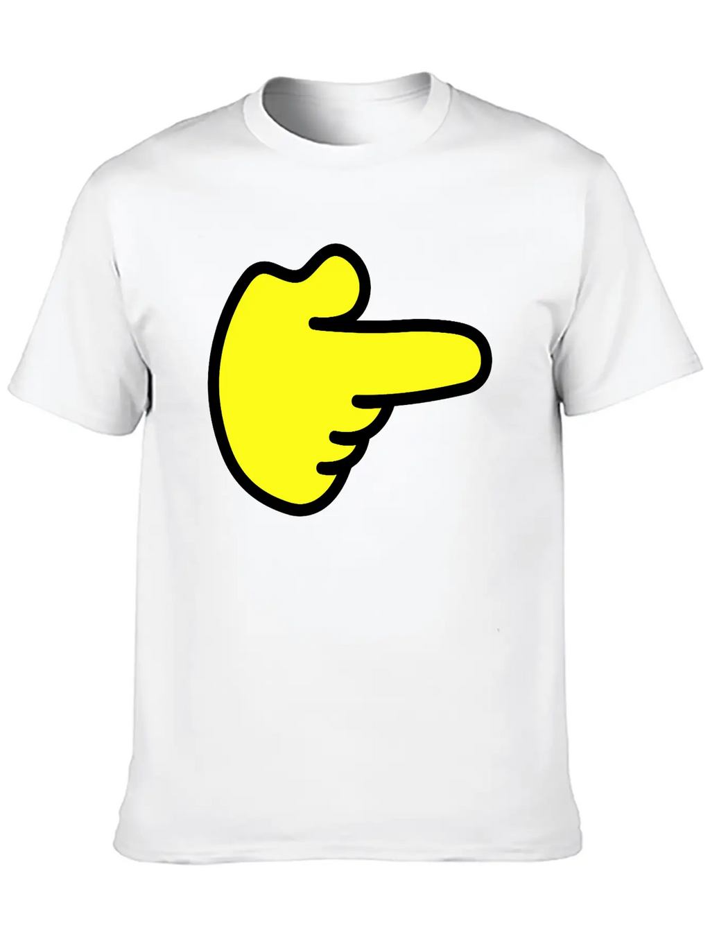 FINGER HAND POINTING RIGHT Modern Fit Casual T-Shirt – Clean And Versatile Design