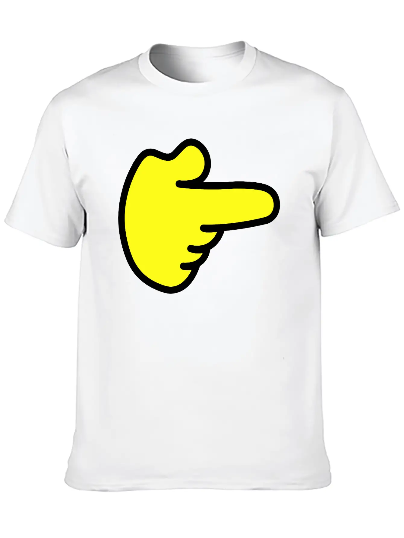 FINGER HAND POINTING RIGHT Modern Fit Casual T-Shirt – Clean And Versatile Design
