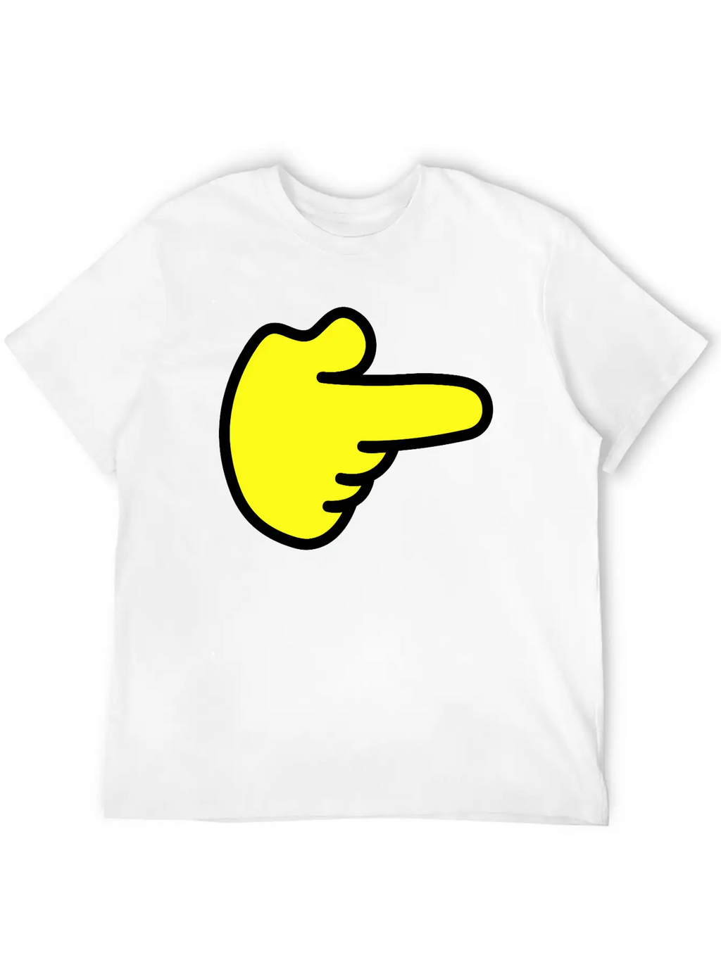 FINGER HAND POINTING RIGHT Modern Fit Casual T-Shirt – Clean And Versatile Design
