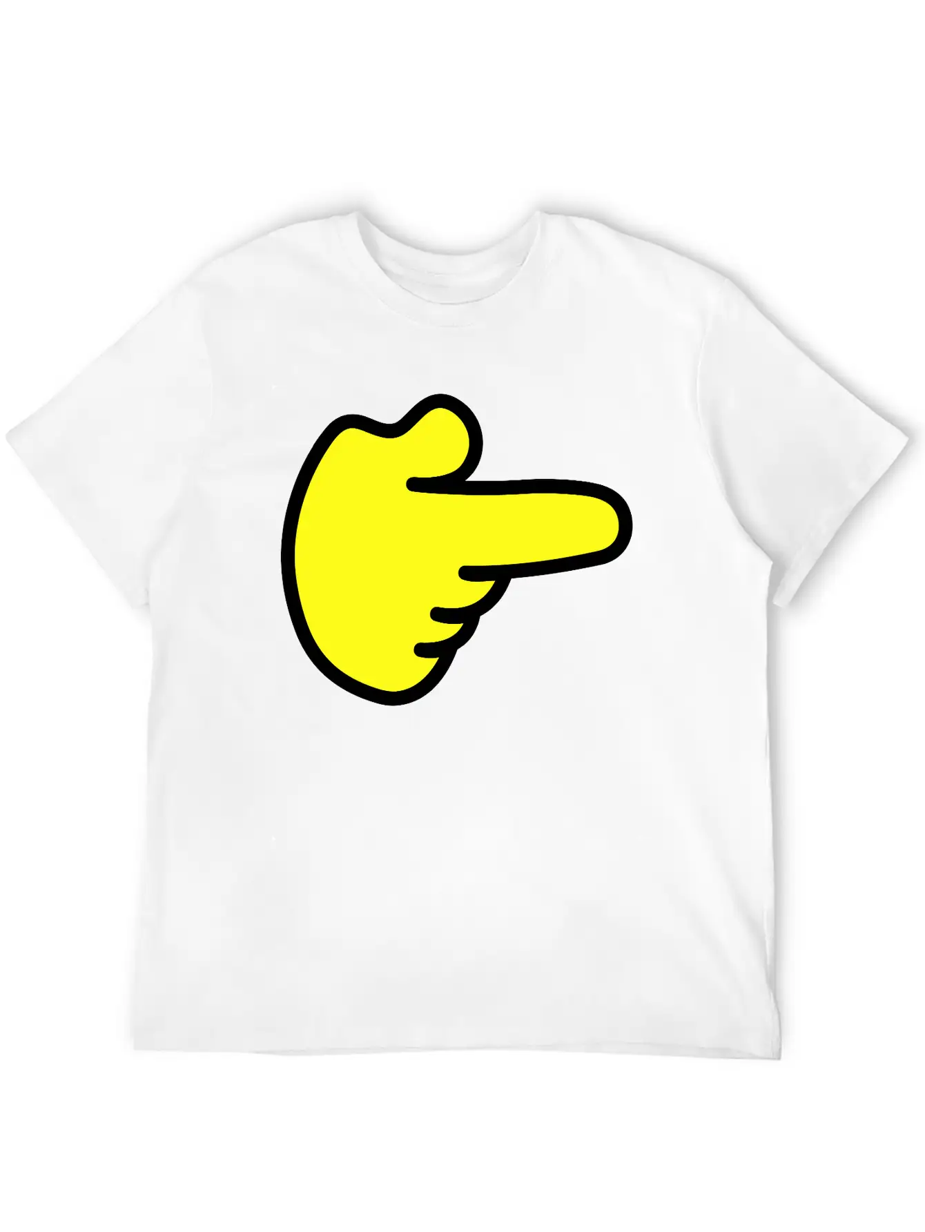 FINGER HAND POINTING RIGHT Modern Fit Casual T-Shirt – Clean And Versatile Design