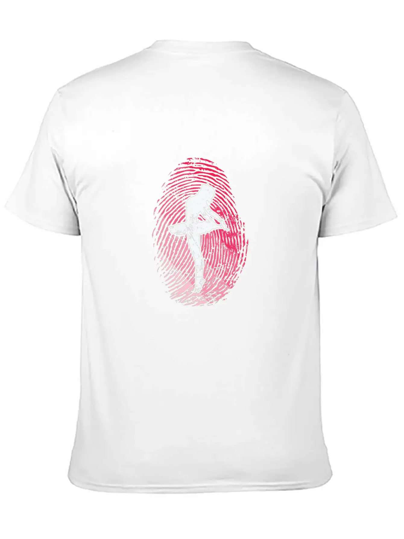 Fingerprint Ballet Dance Unisex Casual T-Shirt – Clean Design For Daily Comfort