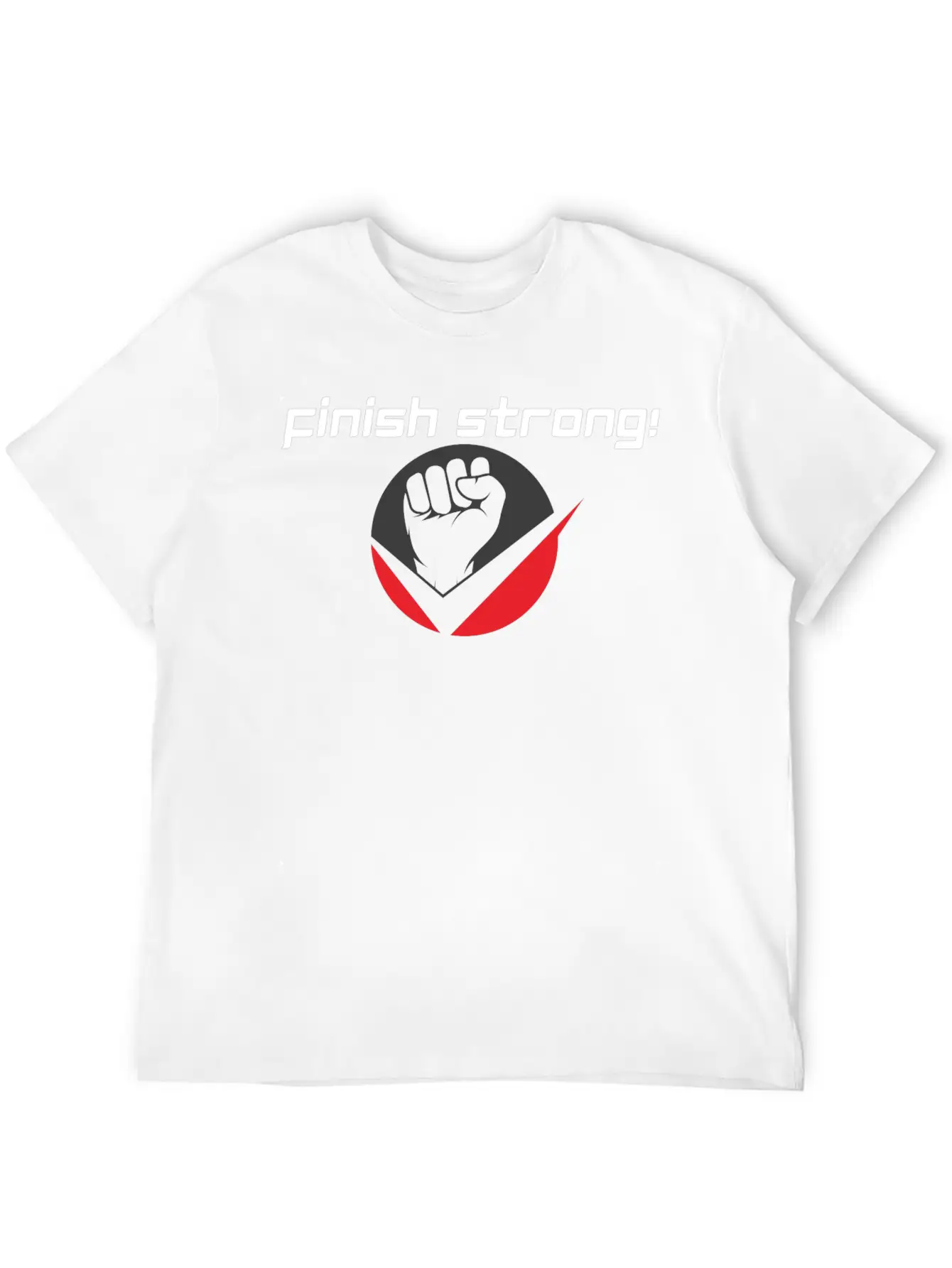 Finish Strong |Finish | Strong | Jesus Stylish Everyday T-Shirt – Unisex Basic Cotton Tee