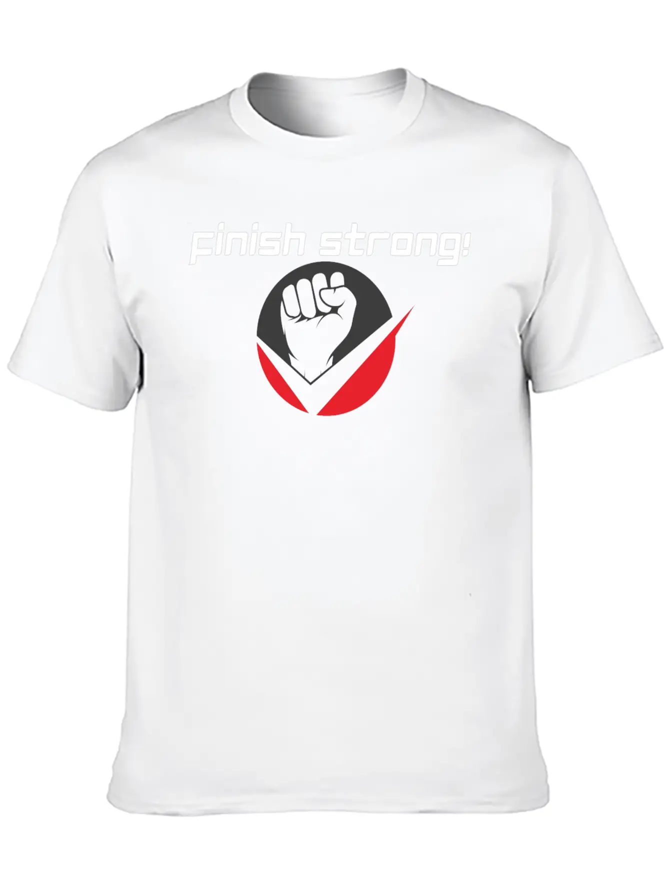 Finish Strong |Finish | Strong | Jesus Stylish Everyday T-Shirt – Unisex Basic Cotton Tee