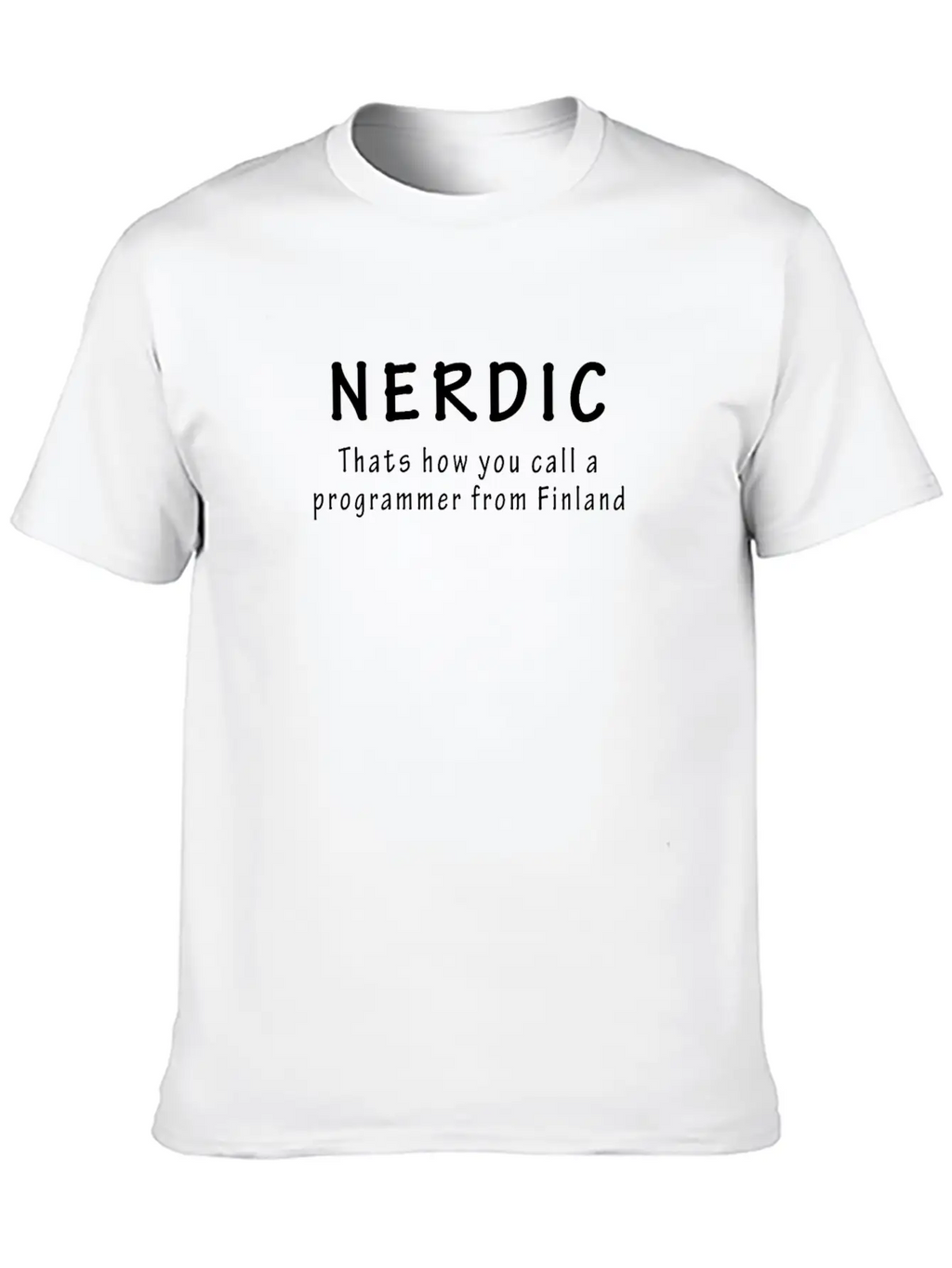 Finland Programmer Breathable Soft Cotton T-Shirt – Timeless Casual Look