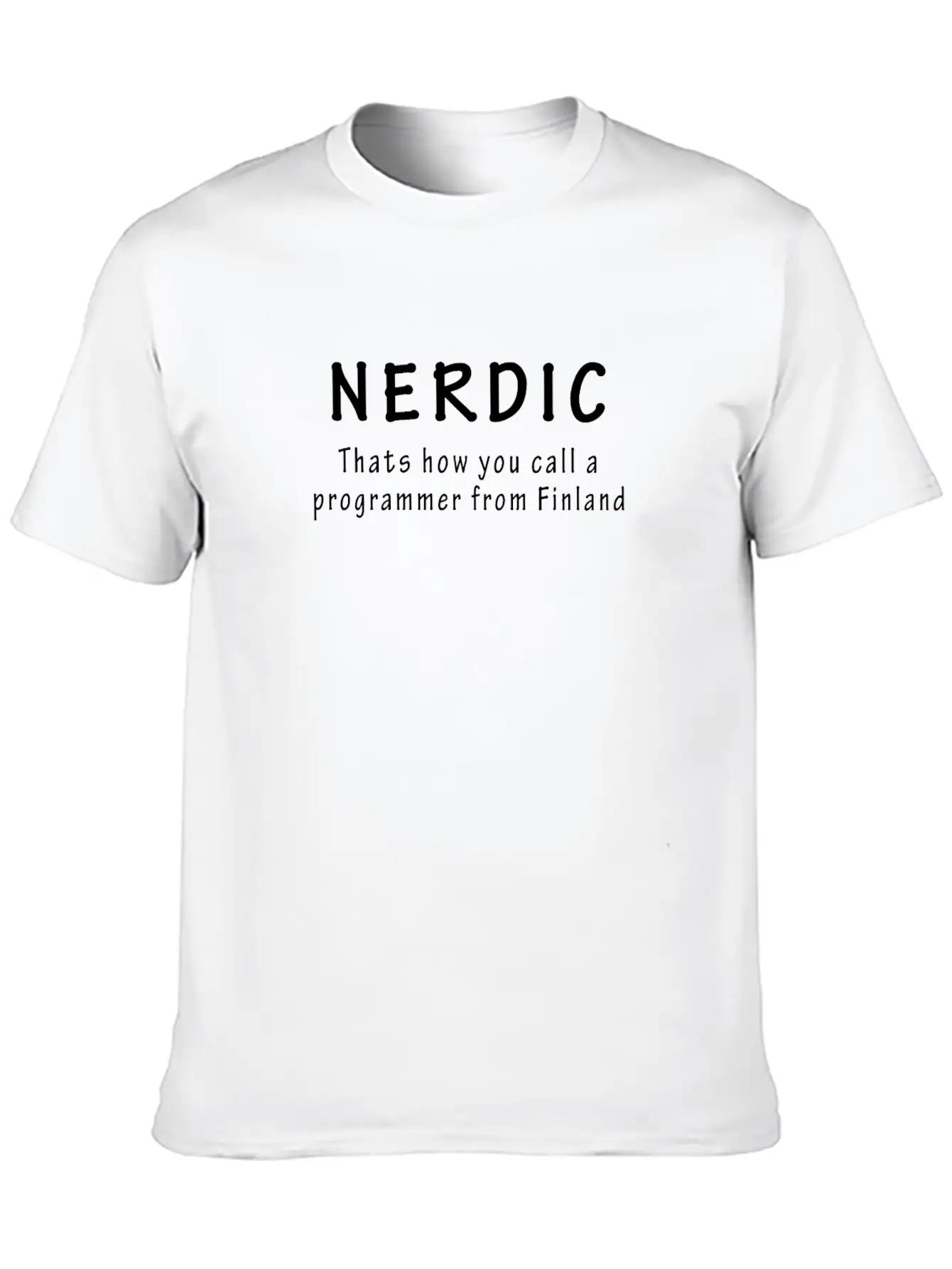 Finland Programmer Breathable Soft Cotton T-Shirt – Timeless Casual Look