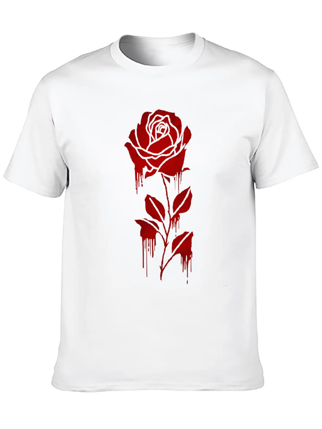 Finnish Goth Aesthetic Gothic Rose Goth Modern Fit Casual T-Shirt – Clean And Versatile Design
