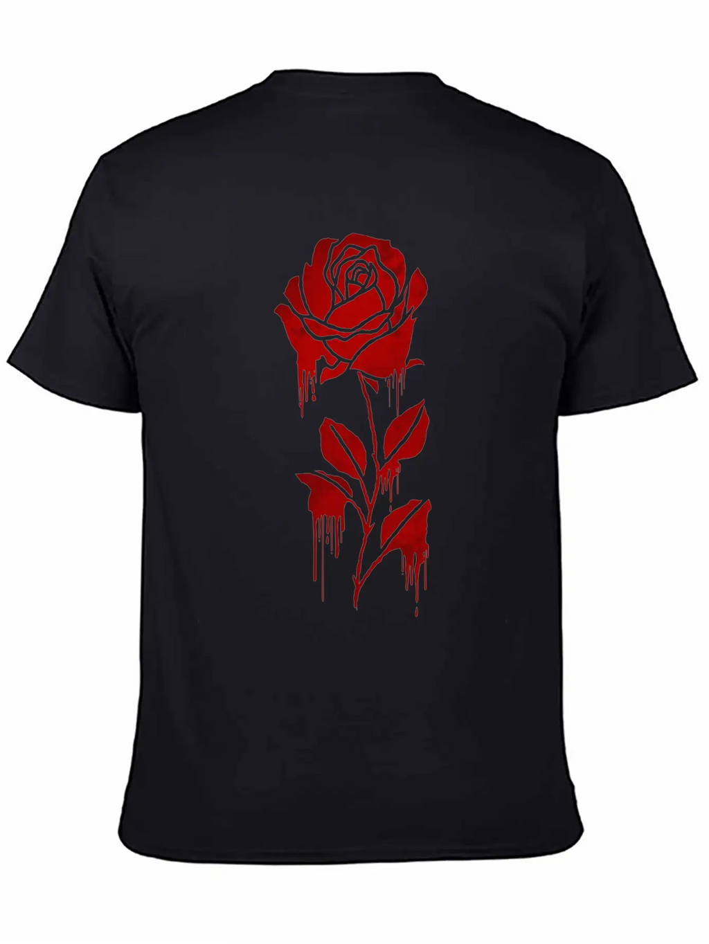 Finnish Goth Aesthetic Gothic Rose Goth Modern Fit Casual T-Shirt – Clean And Versatile Design