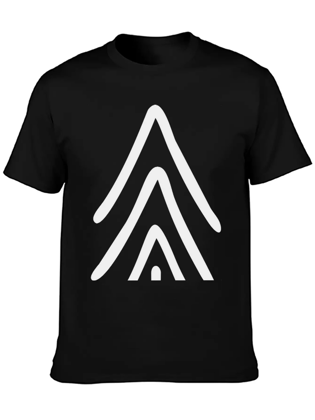 Fir Purist Minimal Drawing Nature Tree Classic Cotton Tee – Unisex Comfort For Any Season