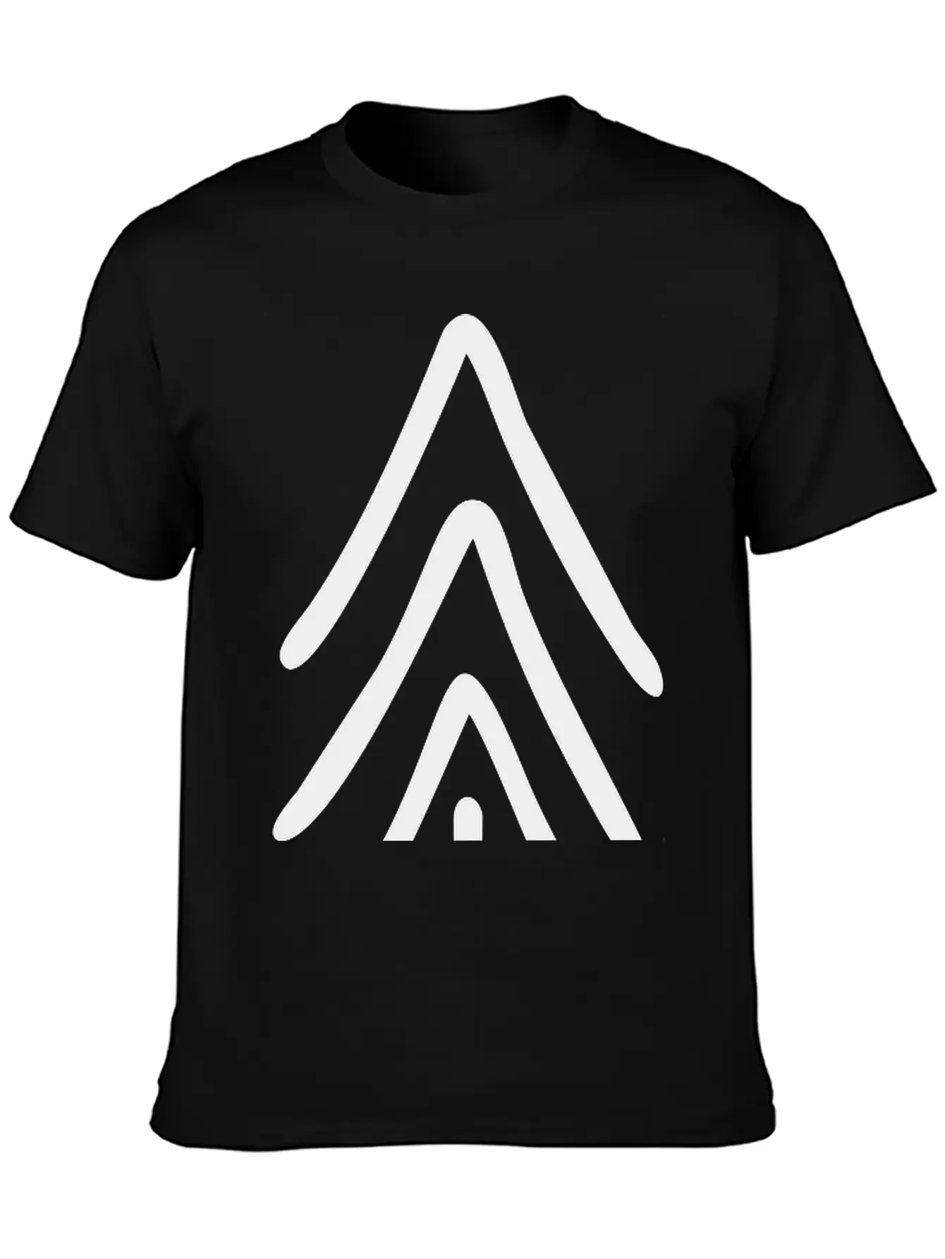 Fir Purist Minimal Drawing Nature Tree Classic Cotton Tee – Unisex Comfort For Any Season