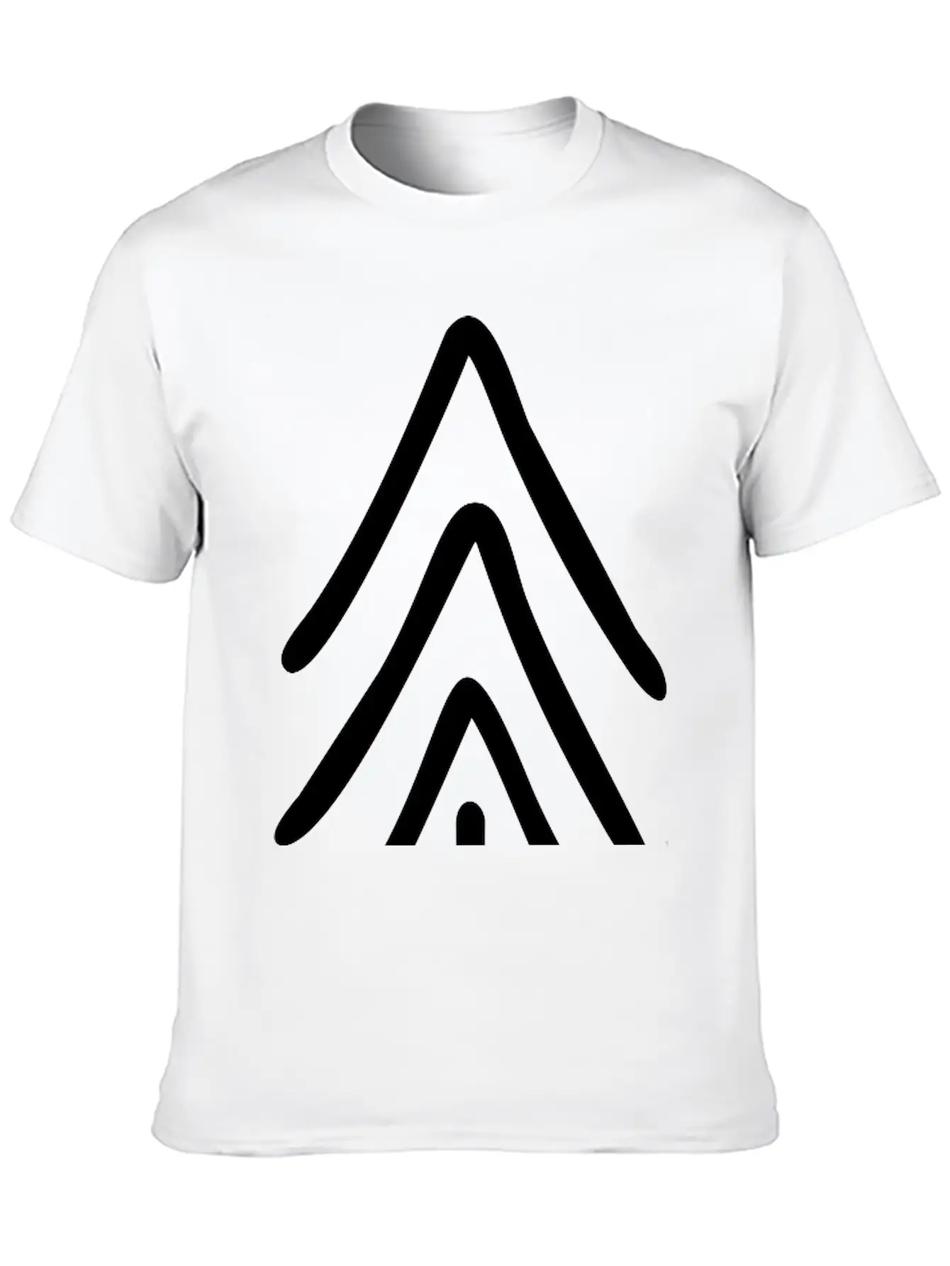 Fir Purist Minimal Drawing Nature Tree Classic Cotton Tee – Unisex Comfort For Any Season