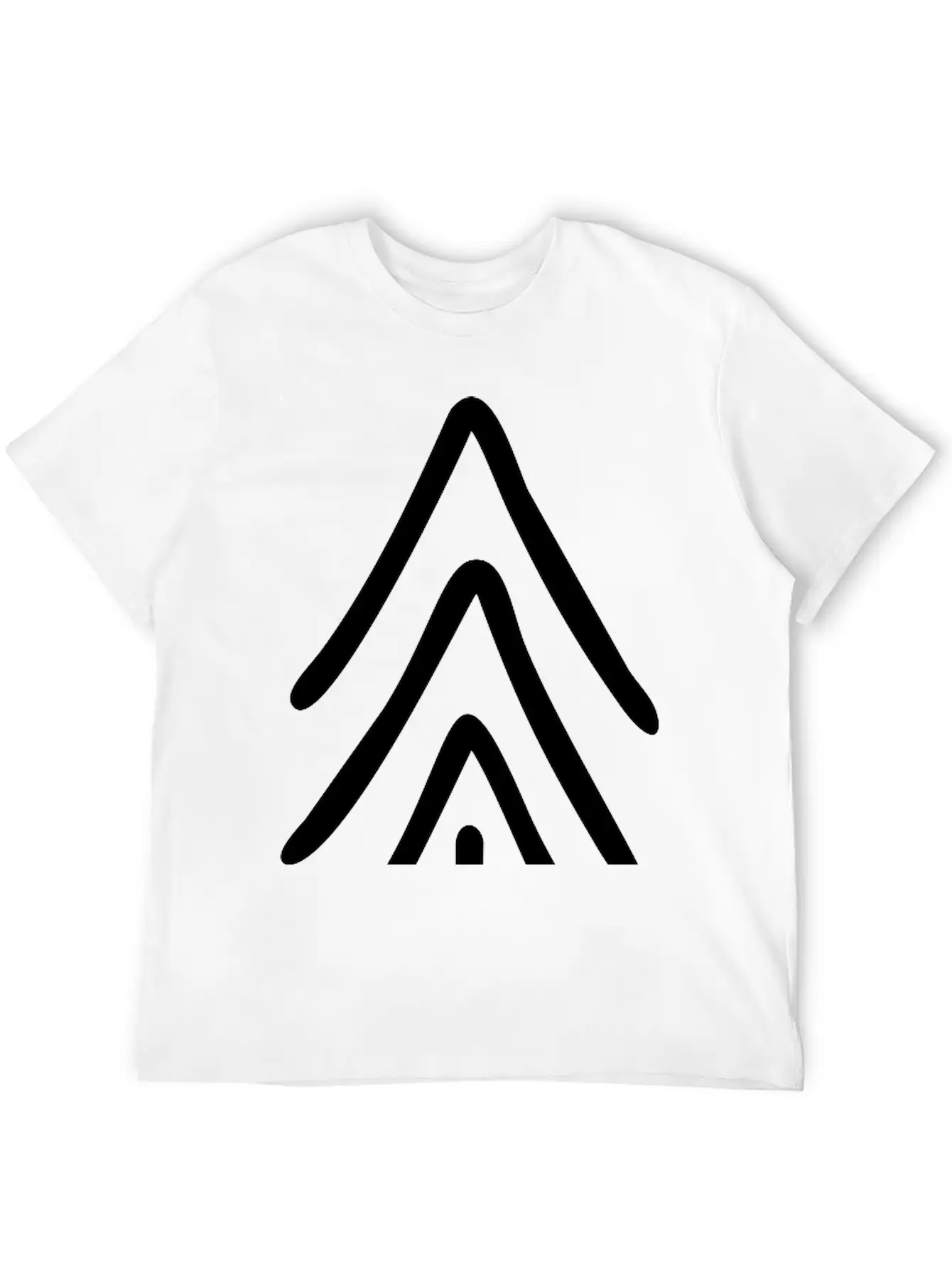 Fir Purist Minimal Drawing Nature Tree Classic Cotton Tee – Unisex Comfort For Any Season