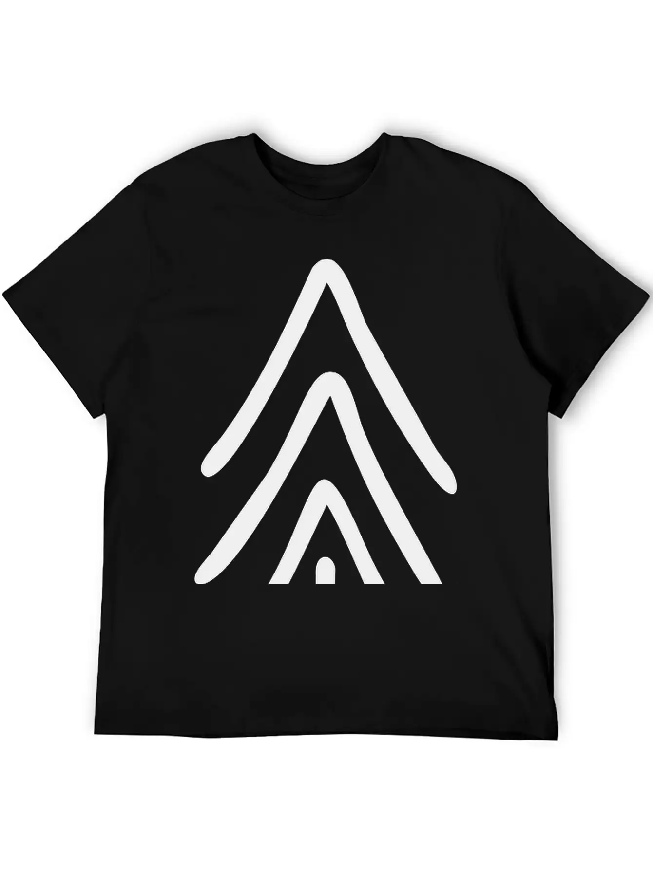 Fir Purist Minimal Drawing Nature Tree Classic Cotton Tee – Unisex Comfort For Any Season