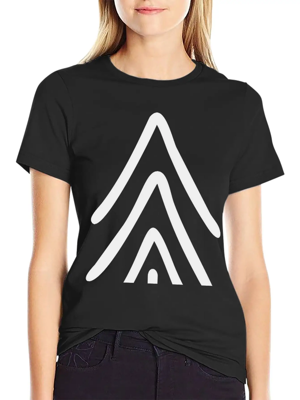 Fir Purist Minimal Drawing Nature Tree Classic Cotton Tee – Unisex Comfort For Any Season